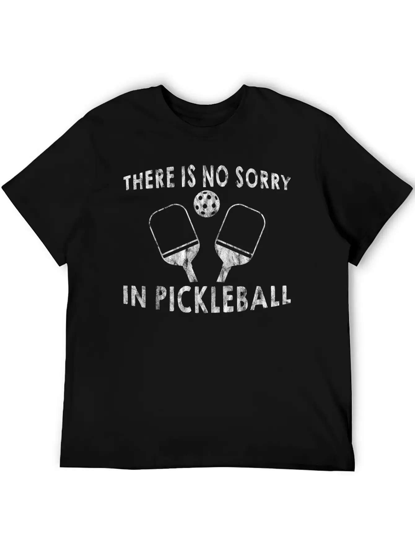 There's No Sorry In Pickleball 4 Casual Graphic T-Shirt – Simple And Comfortable Daily Wear