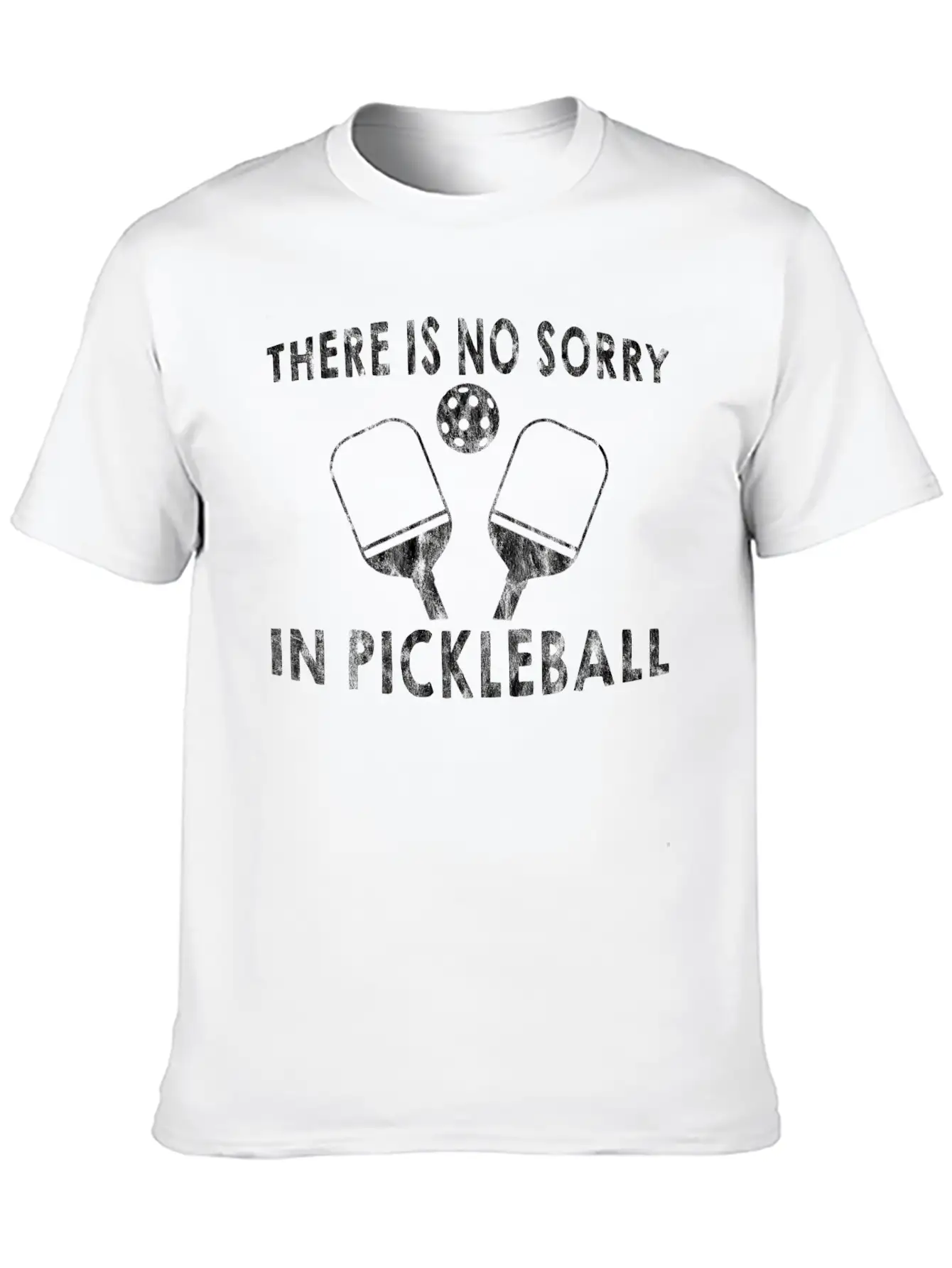 There's No Sorry In Pickleball 4 Casual Graphic T-Shirt – Simple And Comfortable Daily Wear