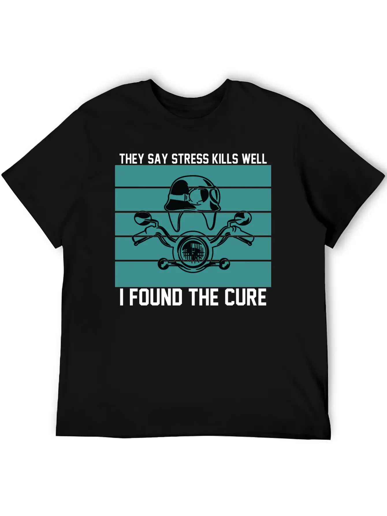 They Say Stress Kills Well I Found The Cure 01 Unisex Short Sleeve Soft Cotton T-Shirt – Casual Everyday Wear