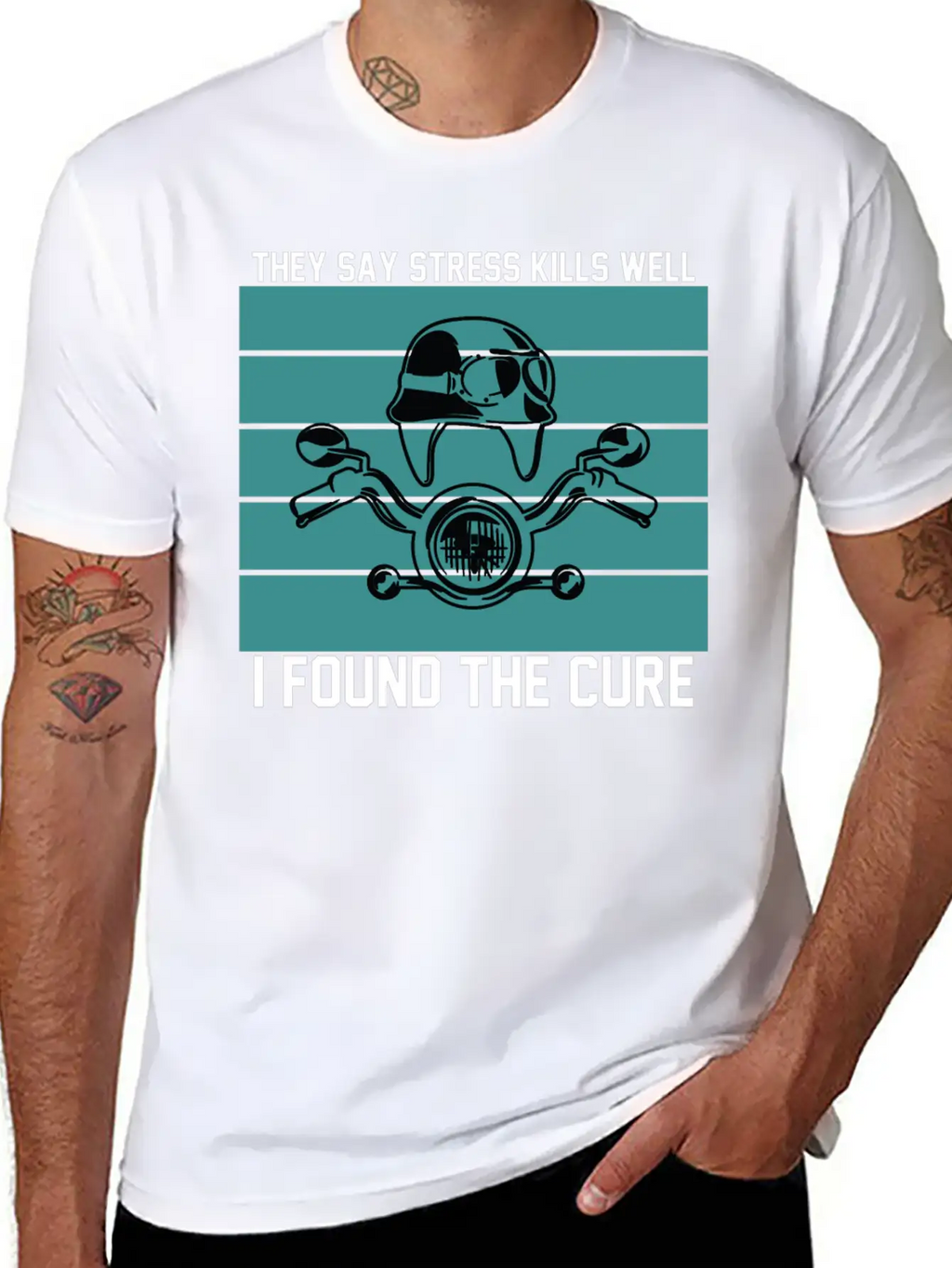 They Say Stress Kills Well I Found The Cure 01 Unisex Short Sleeve Soft Cotton T-Shirt – Casual Everyday Wear