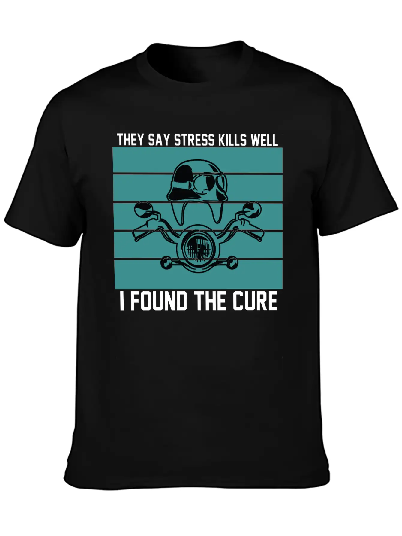 They Say Stress Kills Well I Found The Cure 01 Unisex Short Sleeve Soft Cotton T-Shirt – Casual Everyday Wear