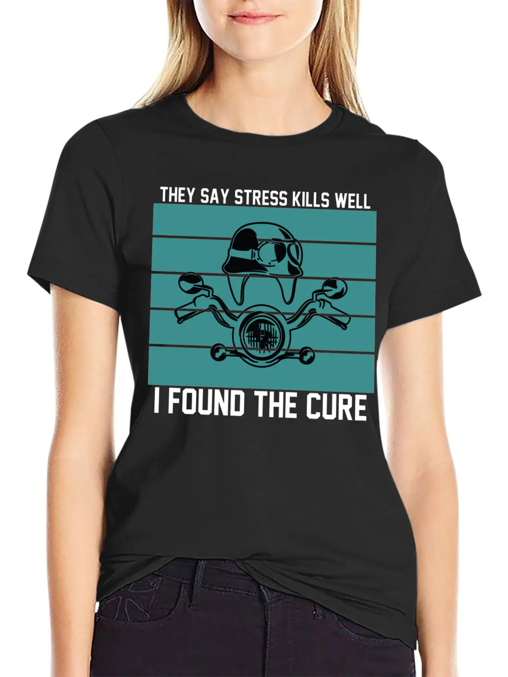 They Say Stress Kills Well I Found The Cure 01 Unisex Short Sleeve Soft Cotton T-Shirt – Casual Everyday Wear