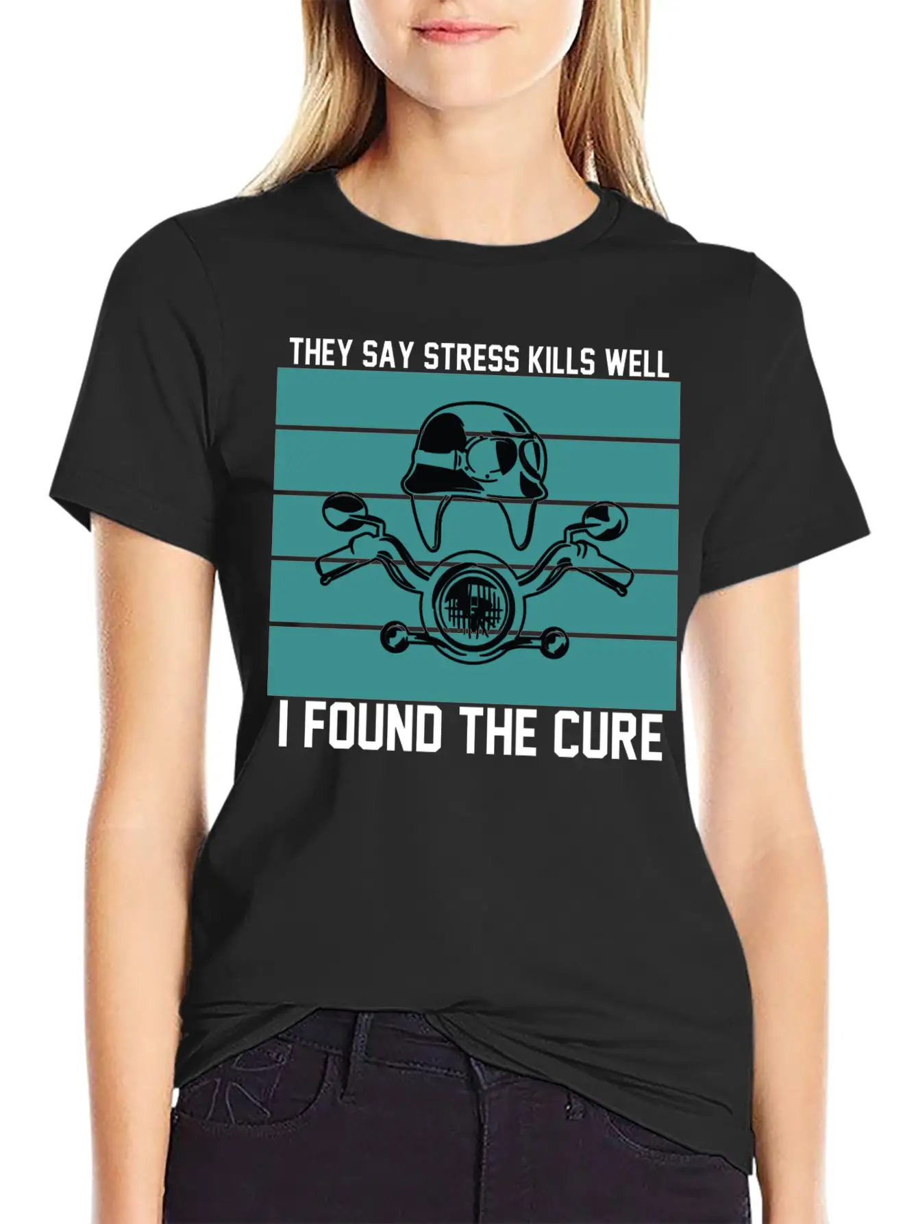 They Say Stress Kills Well I Found The Cure 01 Unisex Short Sleeve Soft Cotton T-Shirt – Casual Everyday Wear