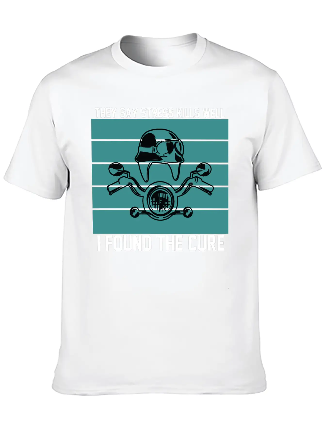 They Say Stress Kills Well I Found The Cure 01 Unisex Short Sleeve Soft Cotton T-Shirt – Casual Everyday Wear