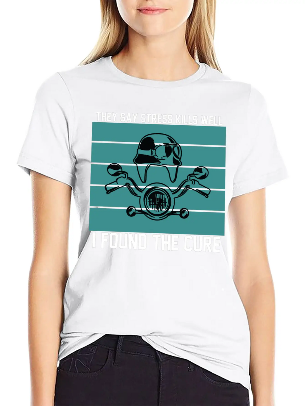 They Say Stress Kills Well I Found The Cure 01 Unisex Short Sleeve Soft Cotton T-Shirt – Casual Everyday Wear