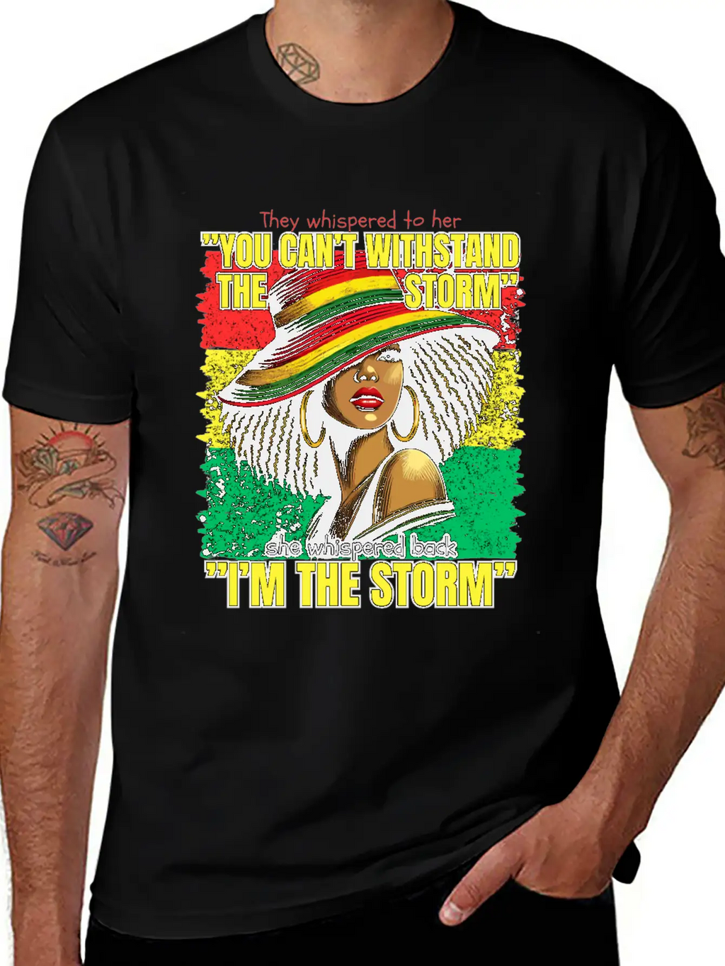 They Whispered To Her She Whispered Back I'm Strom Unisex Casual T-Shirt – Clean Design For Daily Comfort