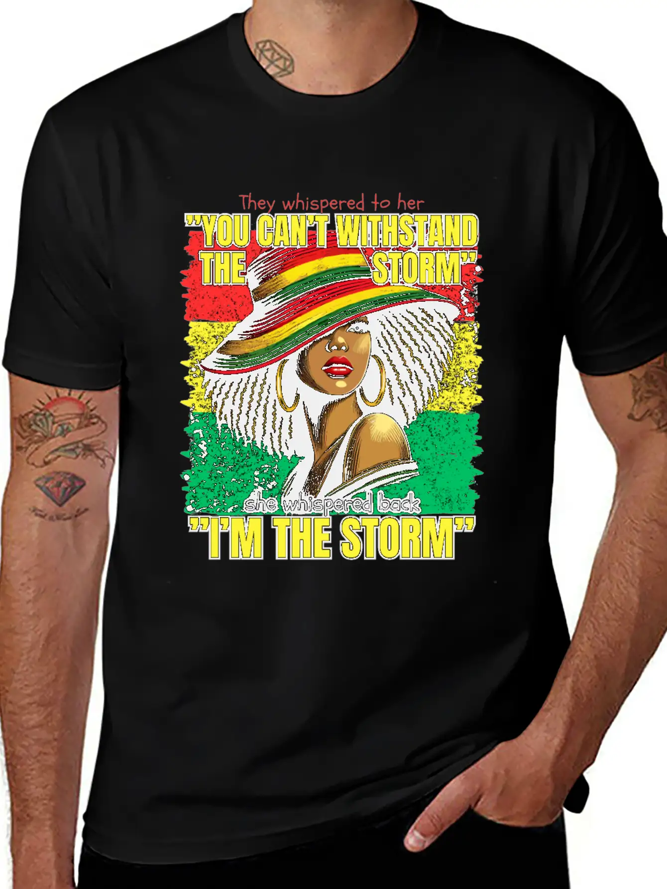 They Whispered To Her She Whispered Back I'm Strom Unisex Casual T-Shirt – Clean Design For Daily Comfort
