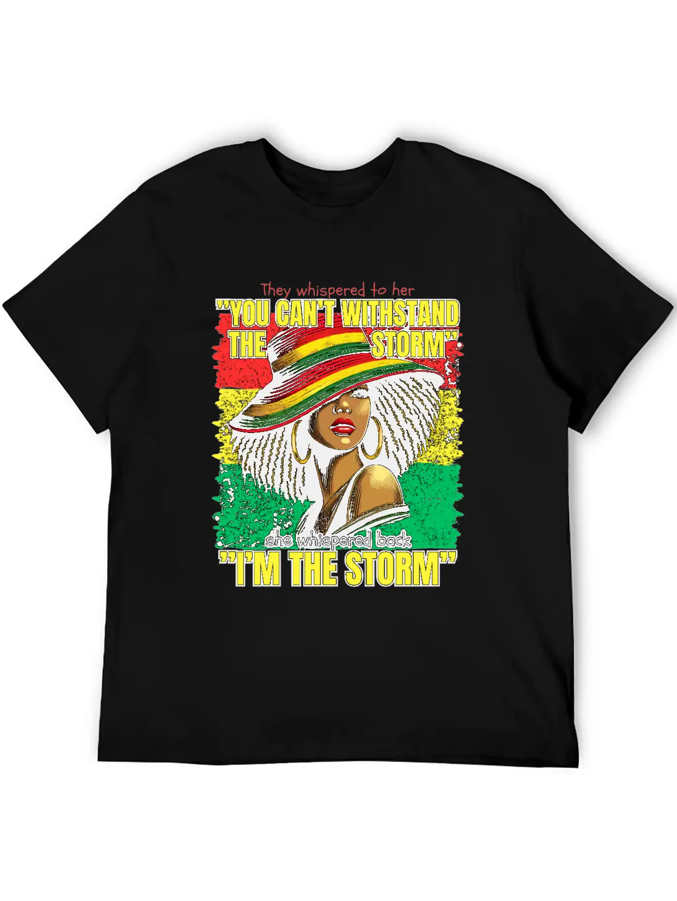 They Whispered To Her She Whispered Back I'm Strom Unisex Casual T-Shirt – Clean Design For Daily Comfort