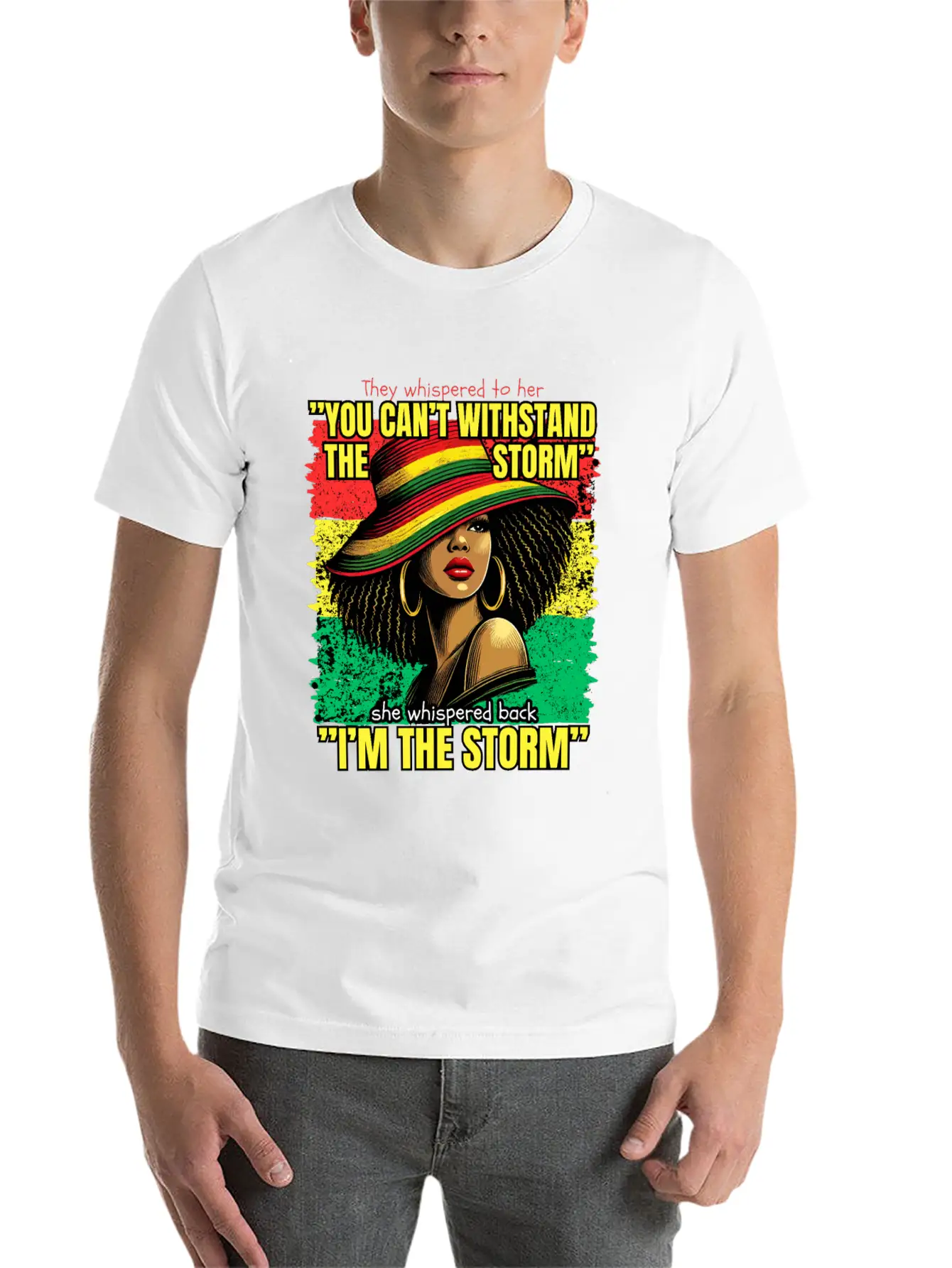 They Whispered To Her She Whispered Back I'm Strom Unisex Casual T-Shirt – Clean Design For Daily Comfort