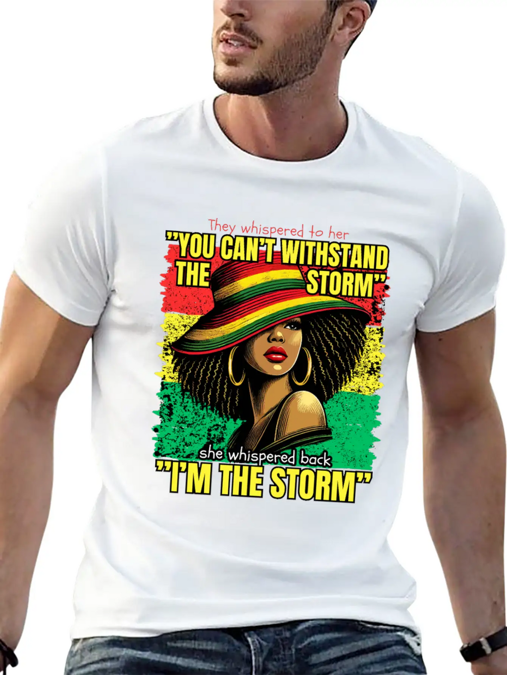 They Whispered To Her She Whispered Back I'm Strom Unisex Casual T-Shirt – Clean Design For Daily Comfort