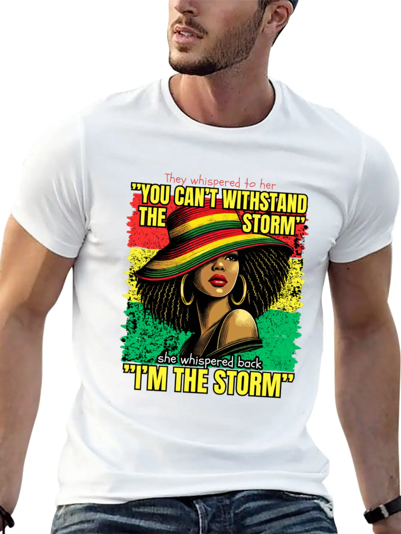 They Whispered To Her She Whispered Back I'm Strom Unisex Casual T-Shirt – Clean Design For Daily Comfort