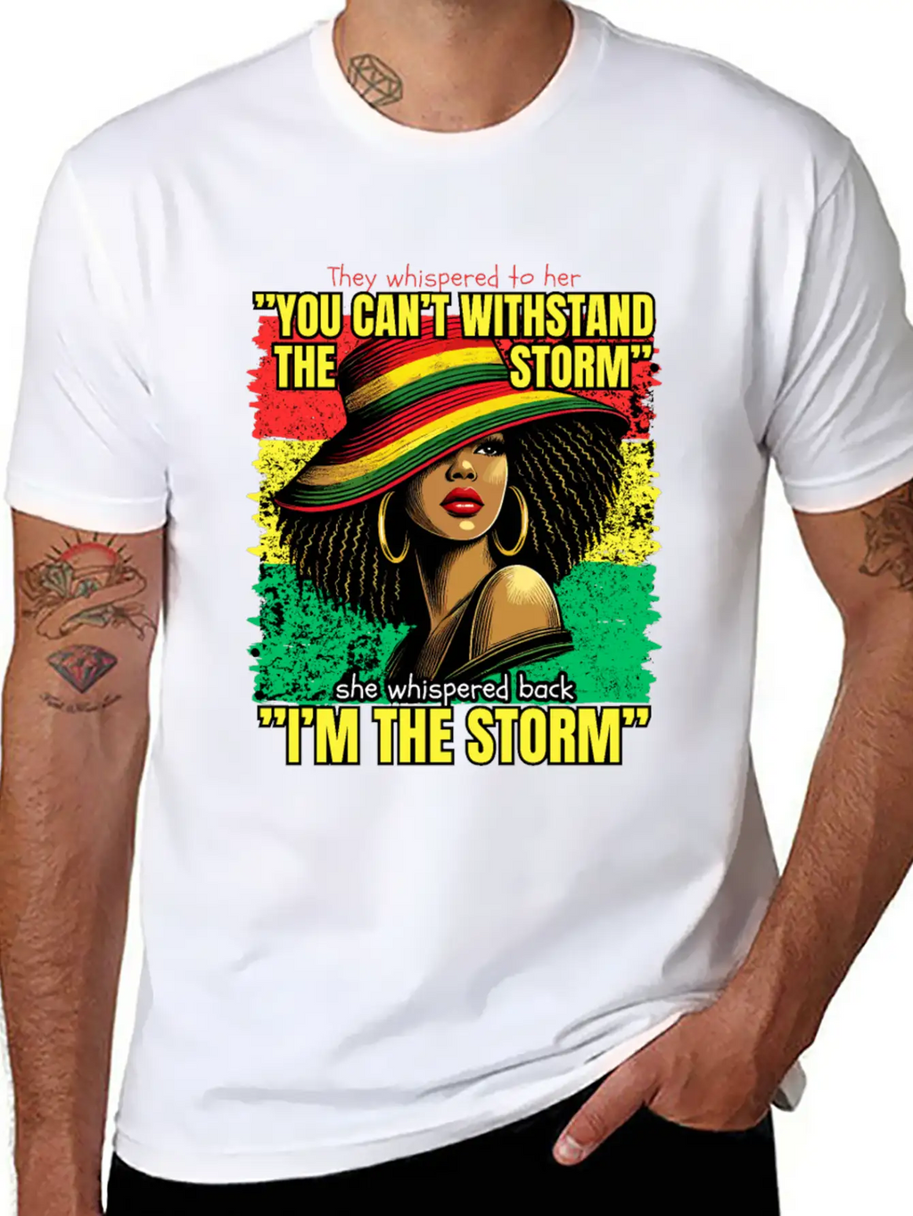 They Whispered To Her She Whispered Back I'm Strom Unisex Casual T-Shirt – Clean Design For Daily Comfort