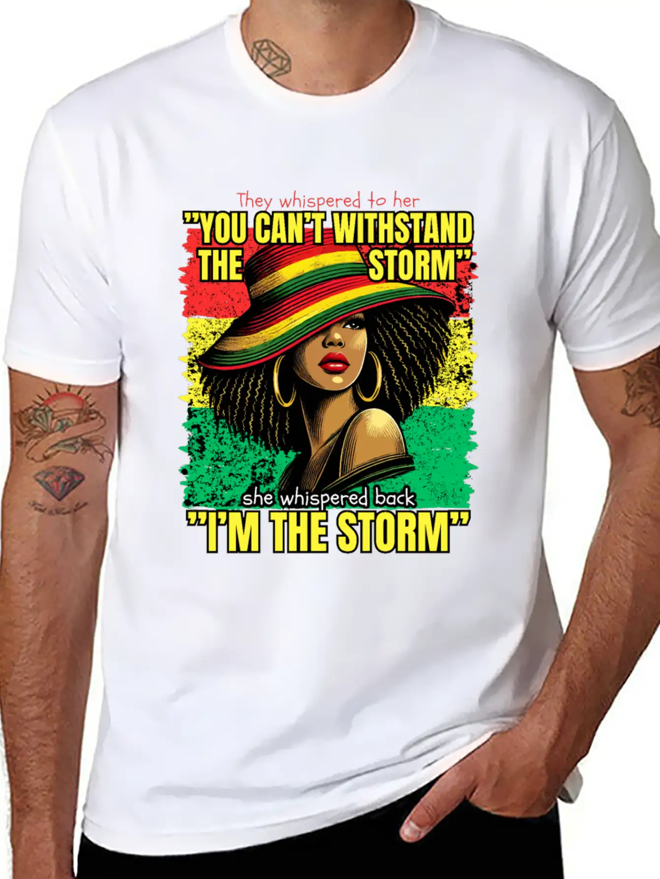 They Whispered To Her She Whispered Back I'm Strom Unisex Casual T-Shirt – Clean Design For Daily Comfort