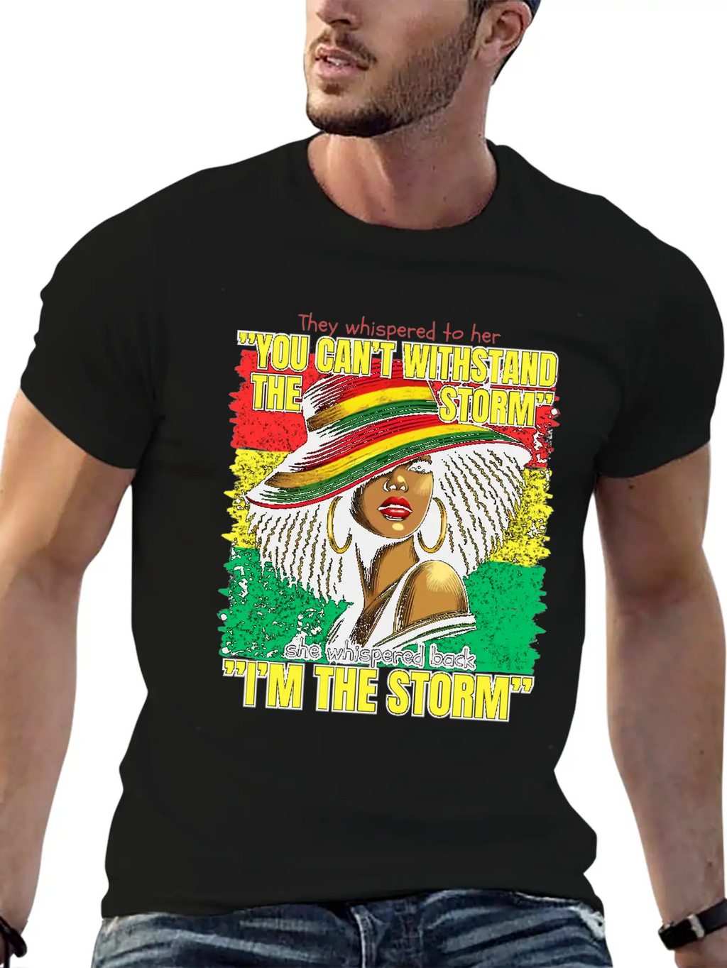 They Whispered To Her She Whispered Back I'm Strom Unisex Casual T-Shirt – Clean Design For Daily Comfort