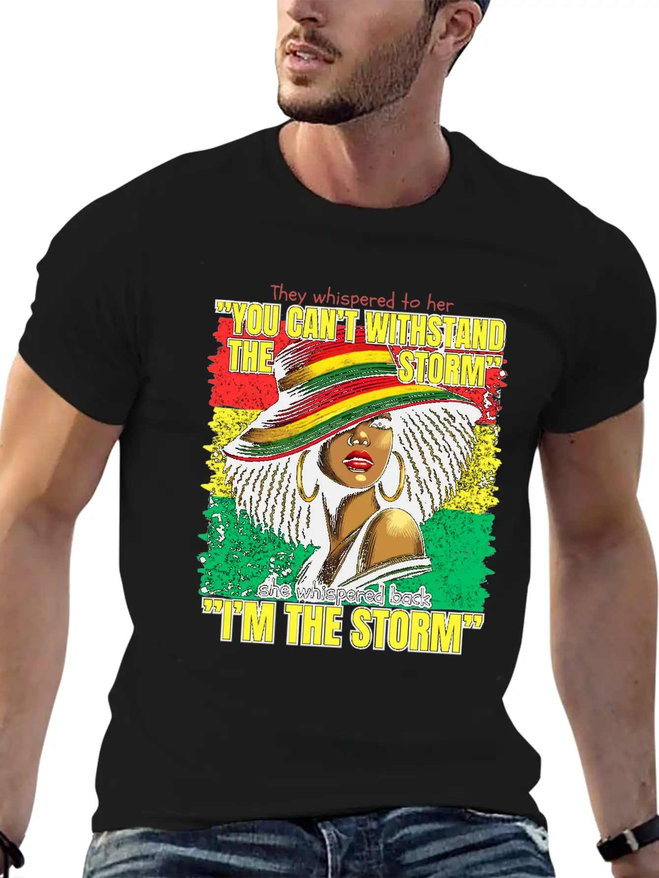 They Whispered To Her She Whispered Back I'm Strom Unisex Casual T-Shirt – Clean Design For Daily Comfort