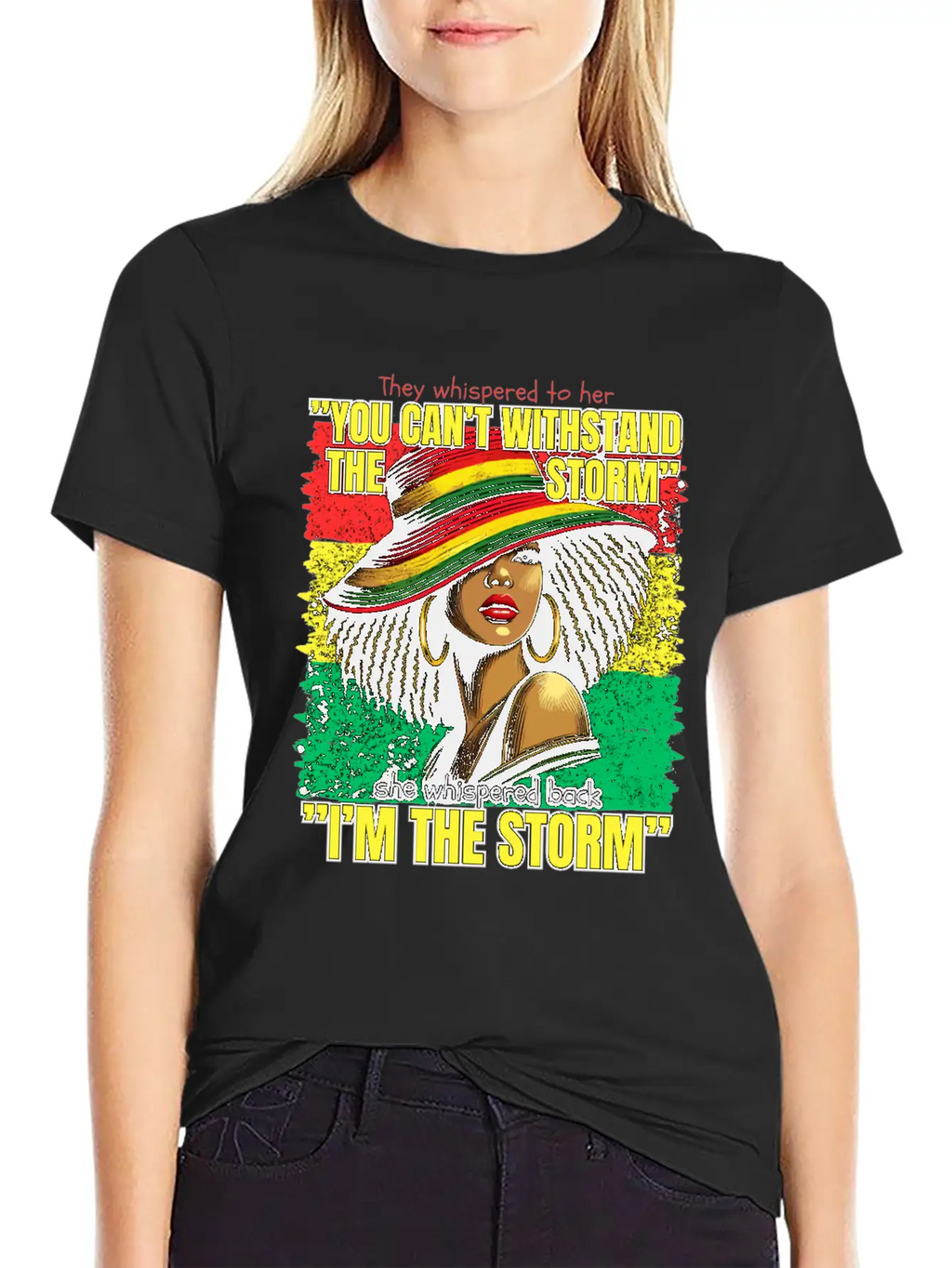 They Whispered To Her She Whispered Back I'm Strom Unisex Casual T-Shirt – Clean Design For Daily Comfort