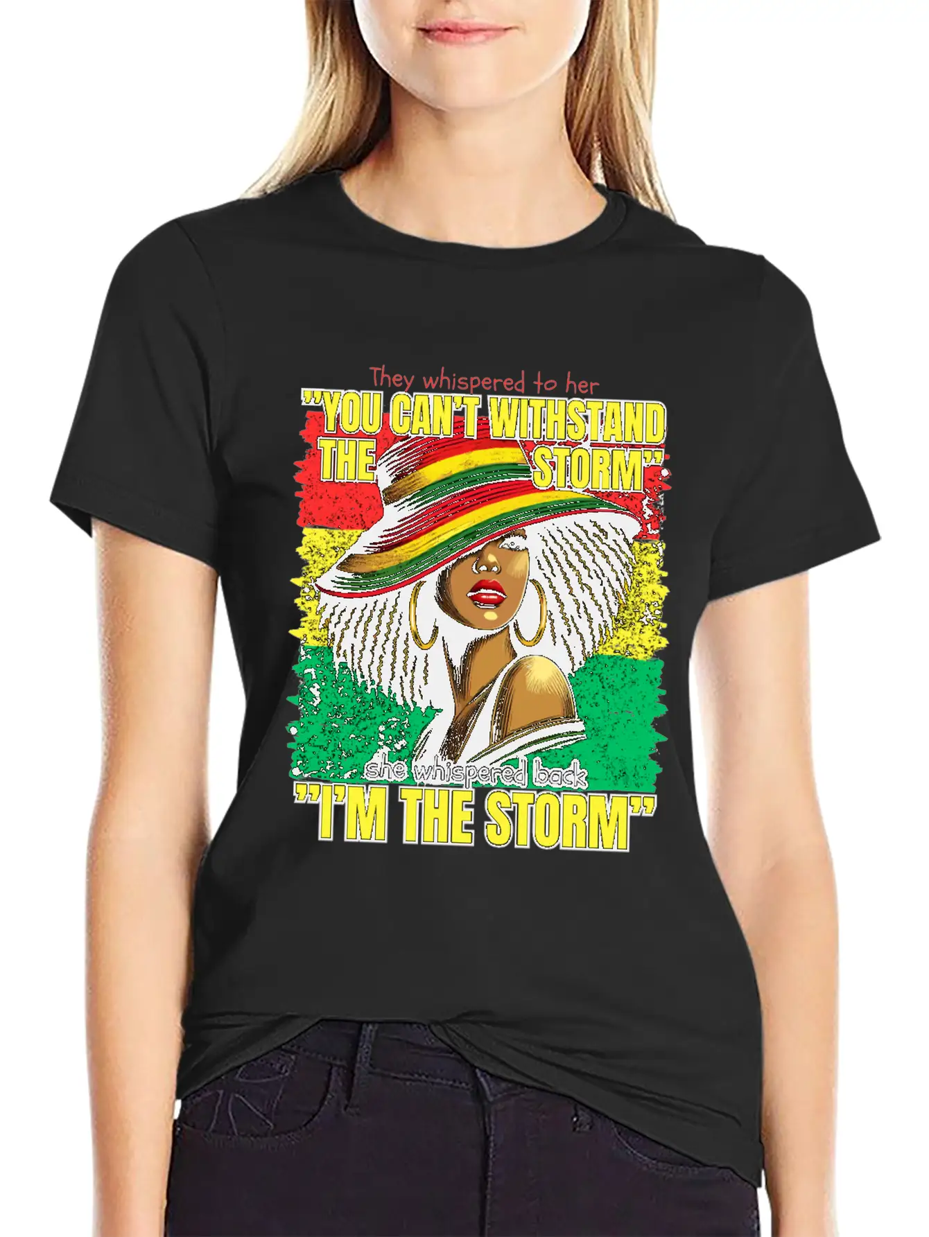 They Whispered To Her She Whispered Back I'm Strom Unisex Casual T-Shirt – Clean Design For Daily Comfort