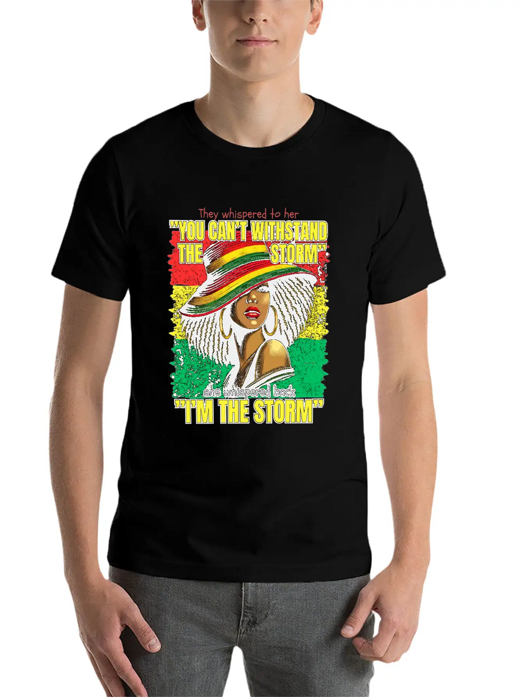 They Whispered To Her She Whispered Back I'm Strom Unisex Casual T-Shirt – Clean Design For Daily Comfort