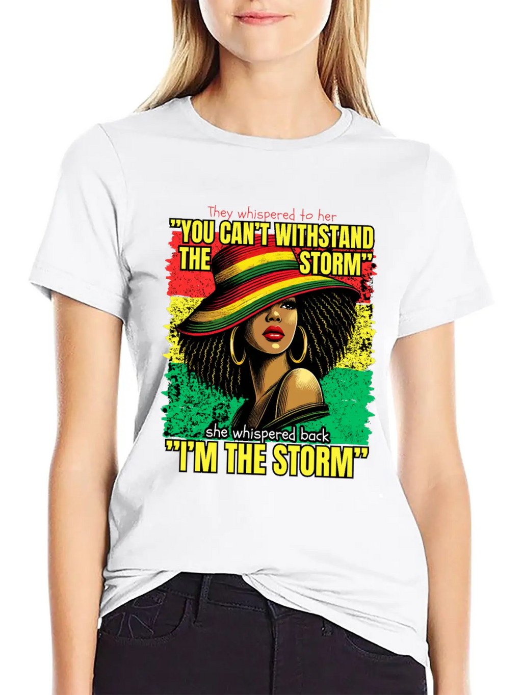 They Whispered To Her She Whispered Back I'm Strom Unisex Casual T-Shirt – Clean Design For Daily Comfort