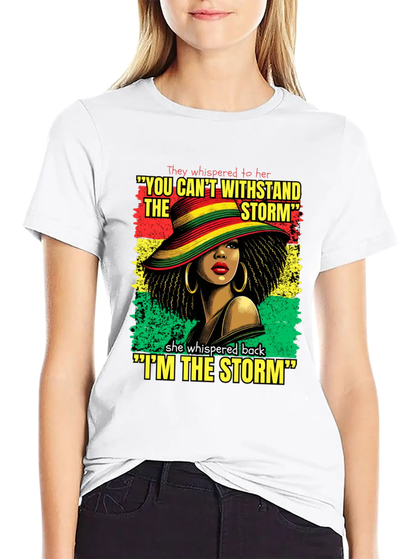 They Whispered To Her She Whispered Back I'm Strom Unisex Casual T-Shirt – Clean Design For Daily Comfort