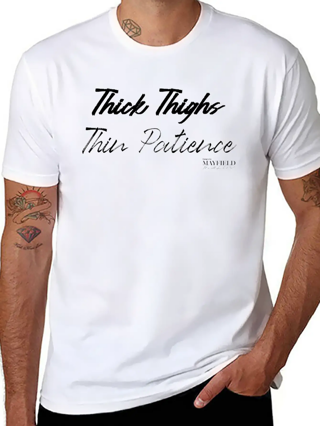 Thick Thighs Unisex Casual T-Shirt – Clean Design For Daily Comfort