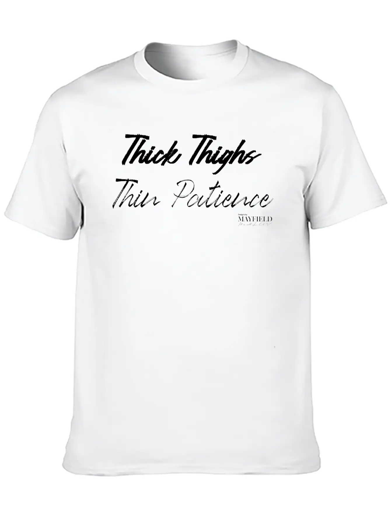 Thick Thighs Unisex Casual T-Shirt – Clean Design For Daily Comfort