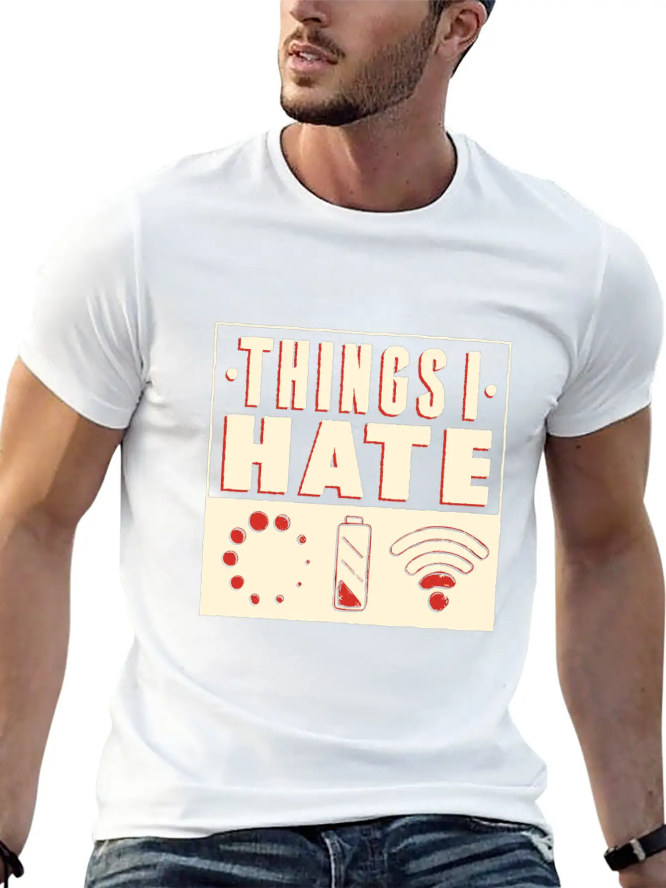 Things I Hate Unisex Casual T-Shirt – Clean Design For Daily Comfort