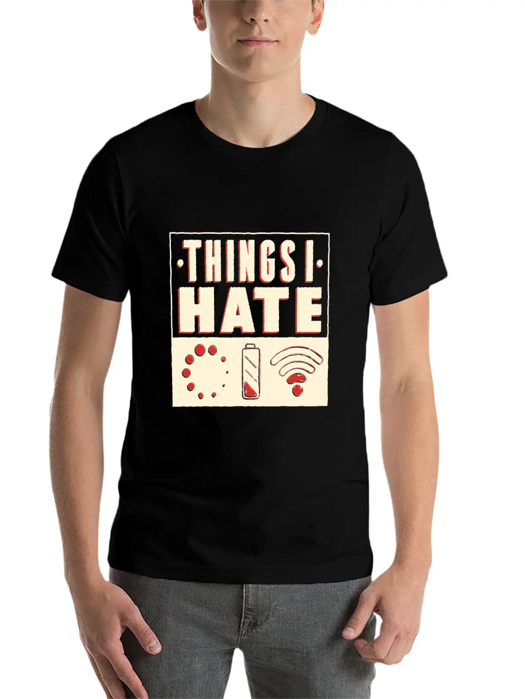 Things I Hate Unisex Casual T-Shirt – Clean Design For Daily Comfort