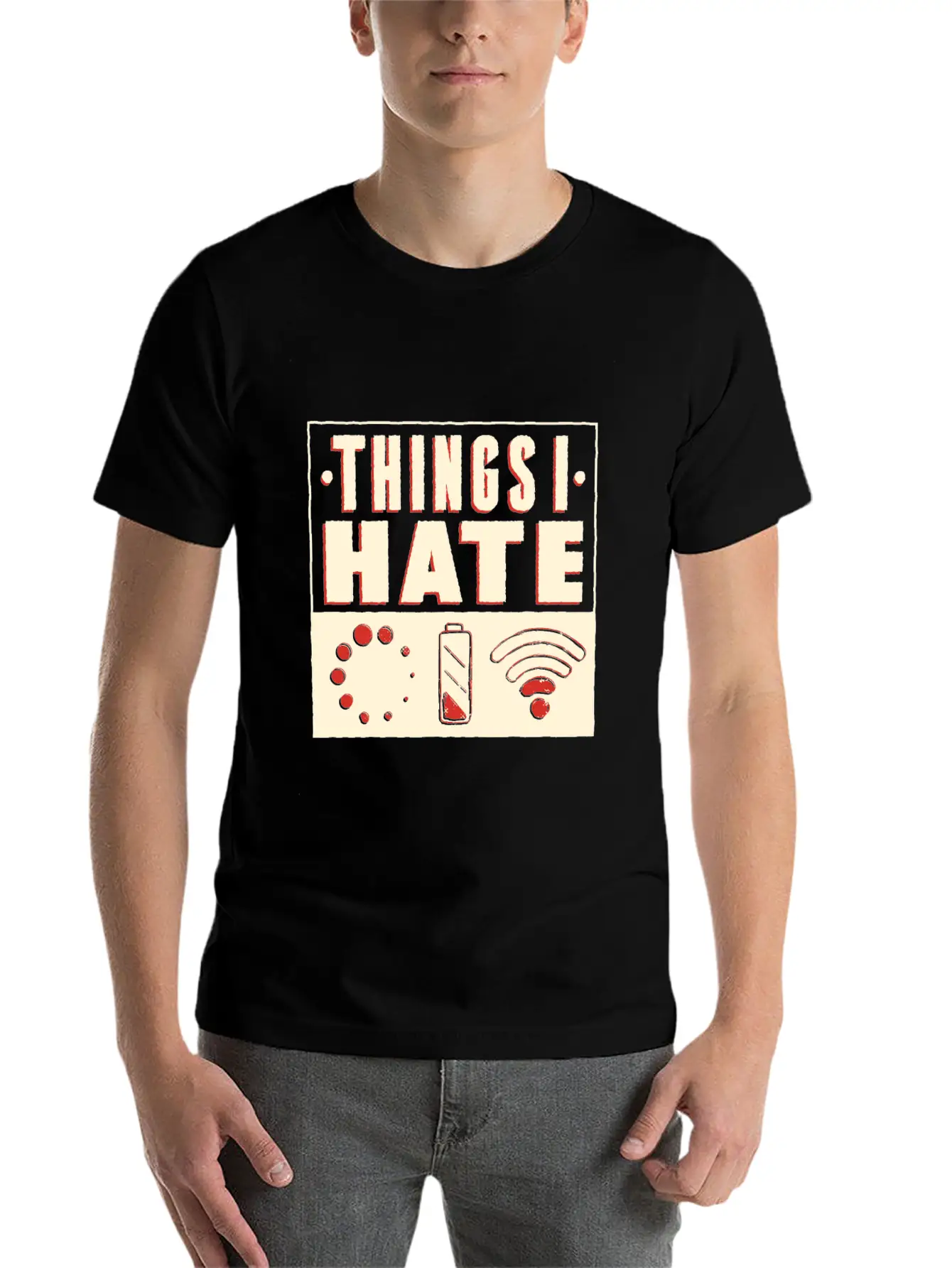 Things I Hate Unisex Casual T-Shirt – Clean Design For Daily Comfort