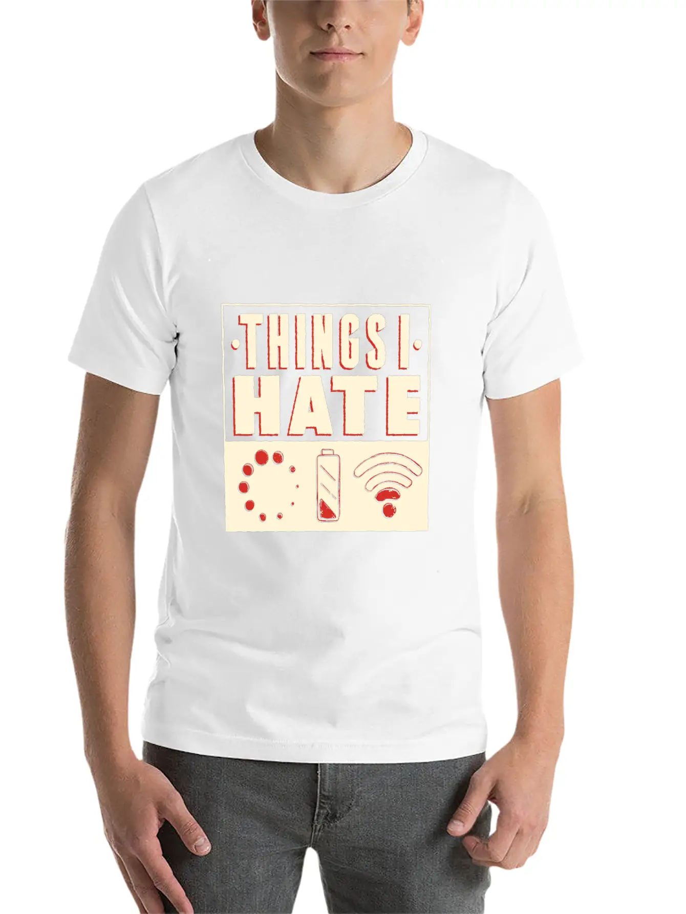 Things I Hate Unisex Casual T-Shirt – Clean Design For Daily Comfort