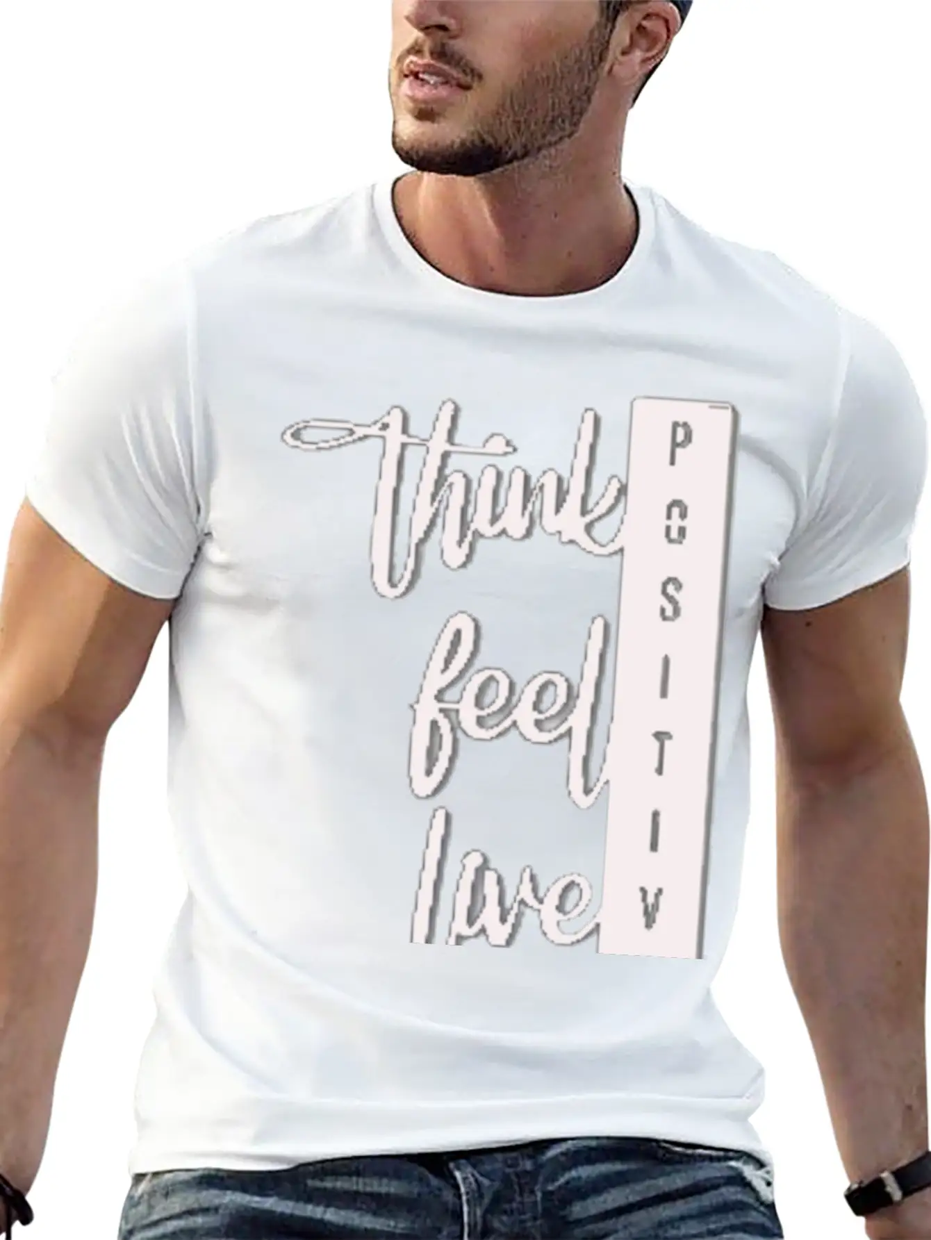 Think Beelive Unisex Casual T-Shirt – Clean Design For Daily Comfort