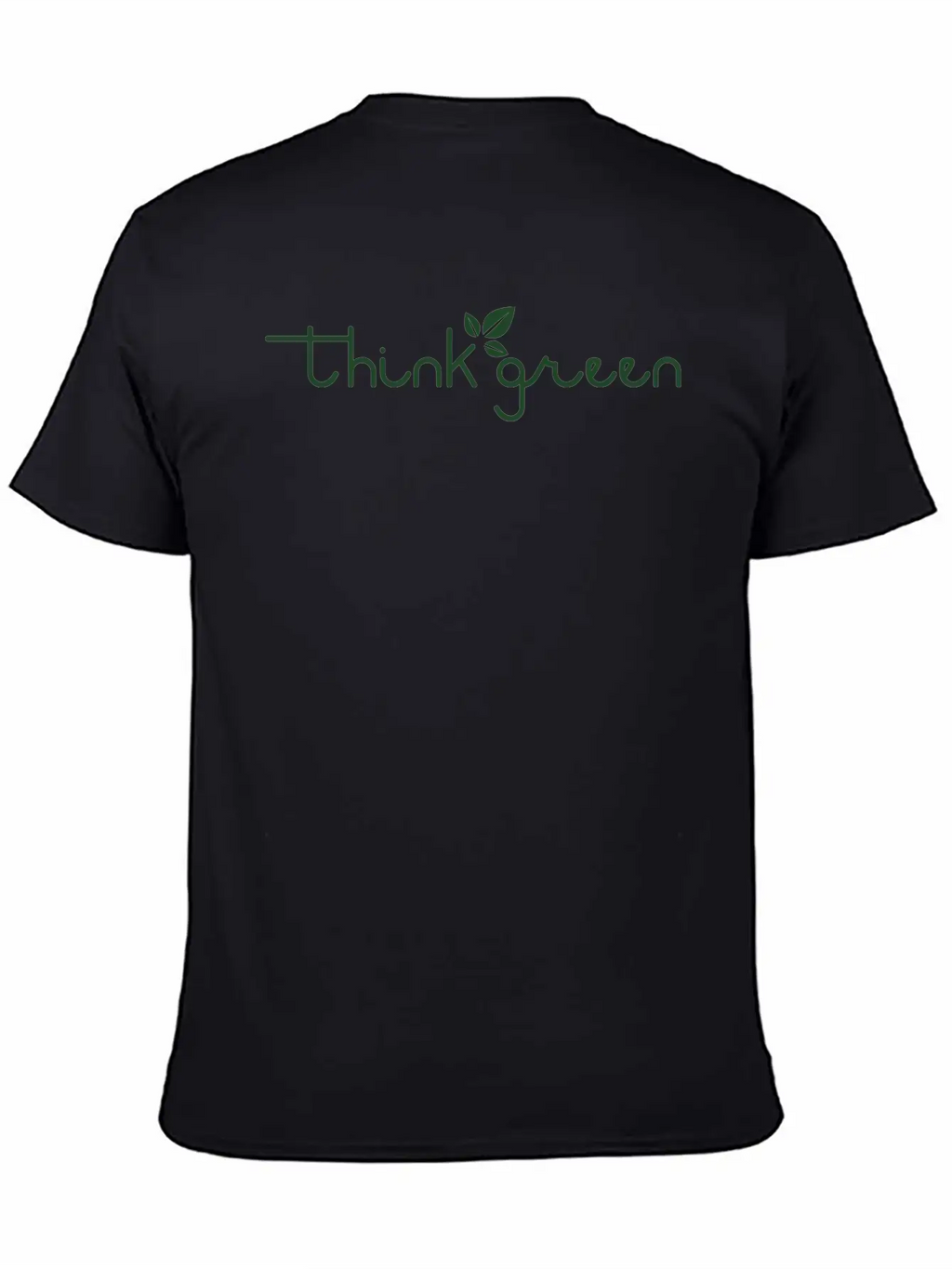 Think Green Leaf Classic Fit Graphic Tee For Daily Comfort – Unisex Cotton Shirt