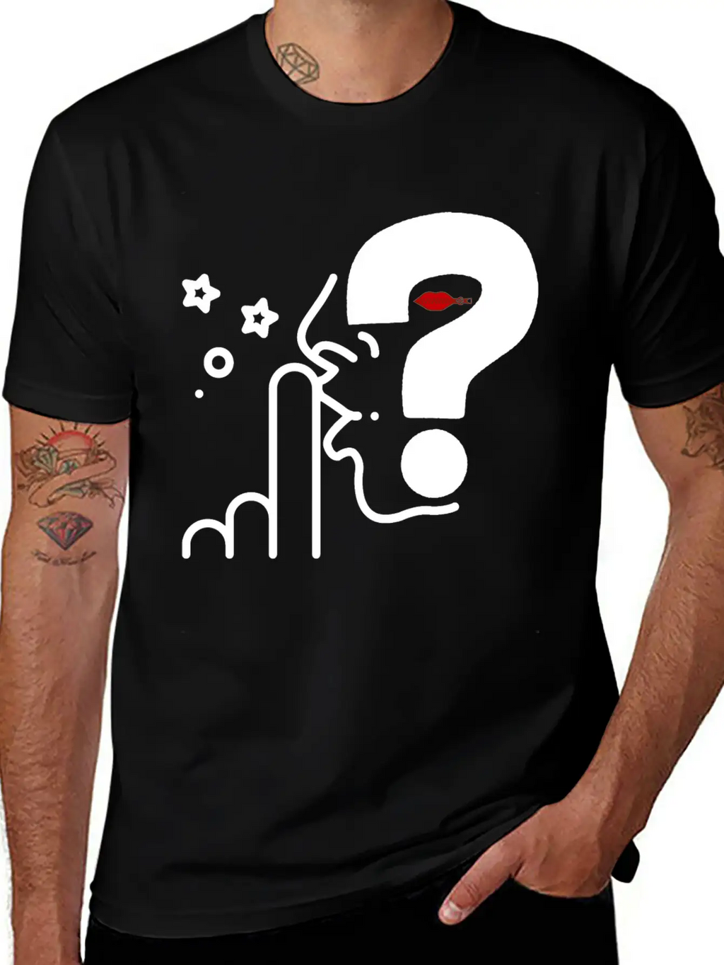 Think In Silence, Surprise Awaits Casual Graphic T-Shirt – Simple And Comfortable Daily Wear
