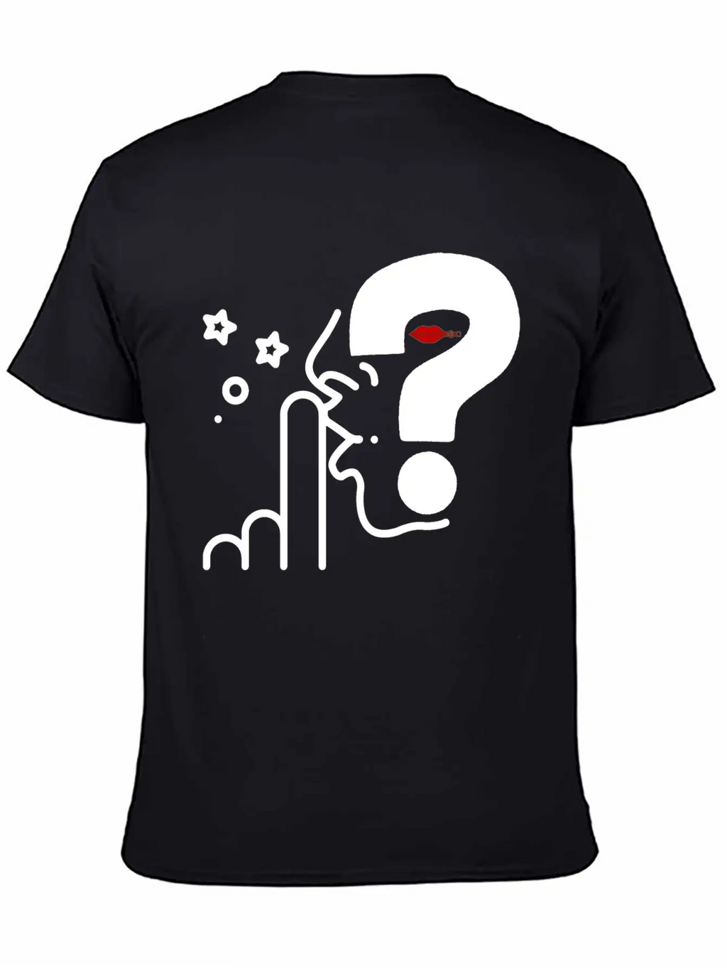 Think In Silence, Surprise Awaits Casual Graphic T-Shirt – Simple And Comfortable Daily Wear