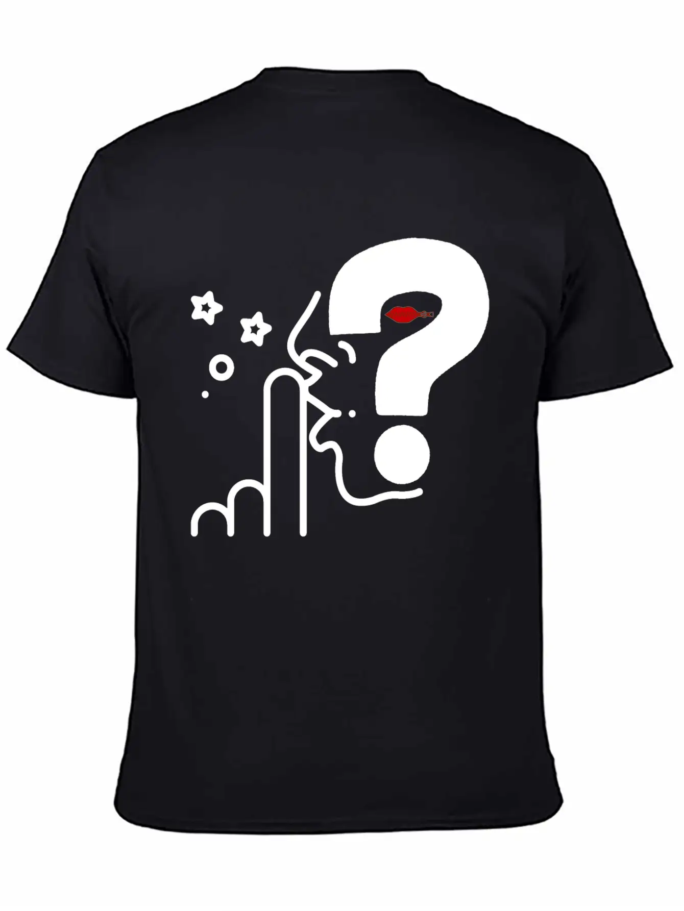 Think In Silence, Surprise Awaits Casual Graphic T-Shirt – Simple And Comfortable Daily Wear