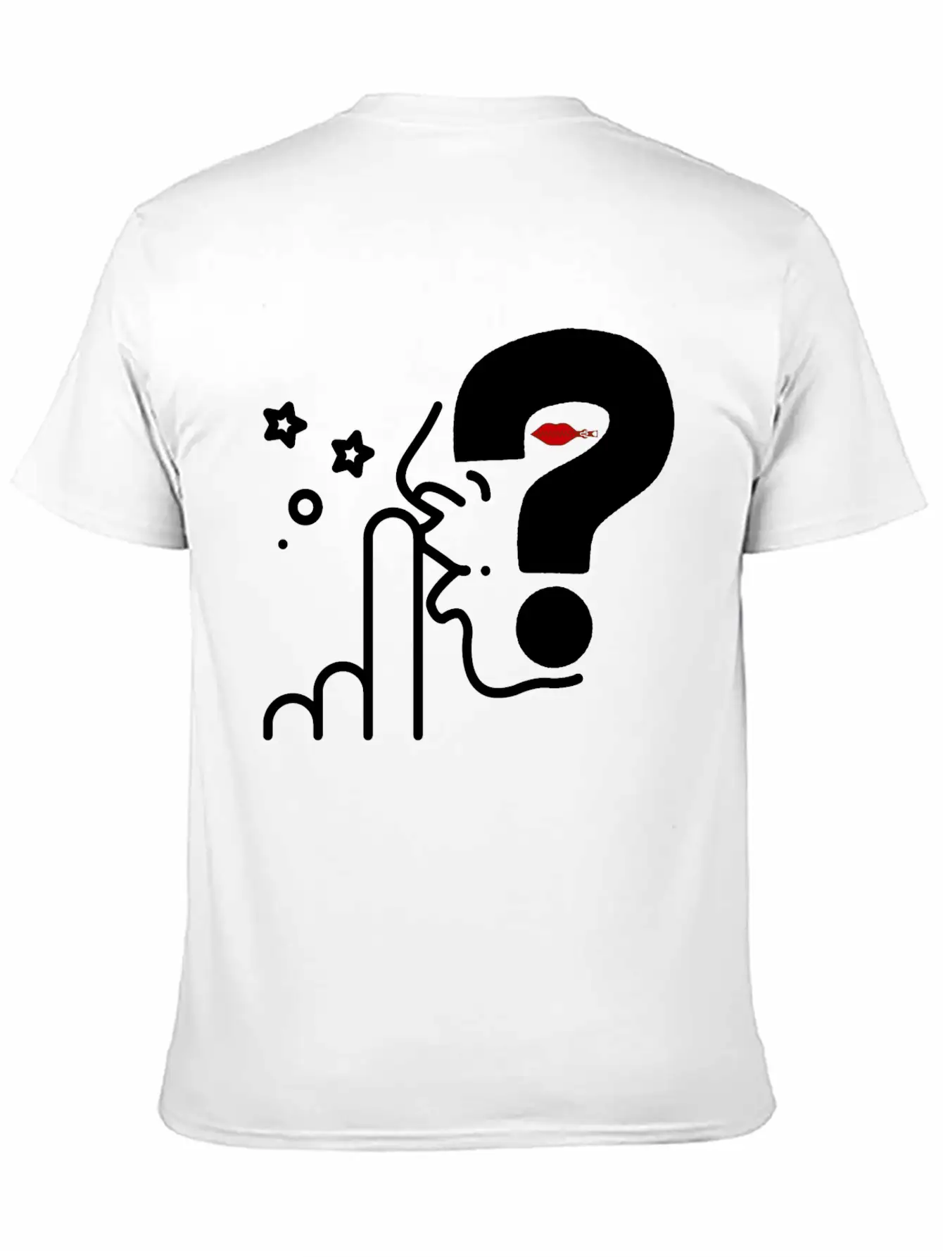 Think In Silence, Surprise Awaits Casual Graphic T-Shirt – Simple And Comfortable Daily Wear