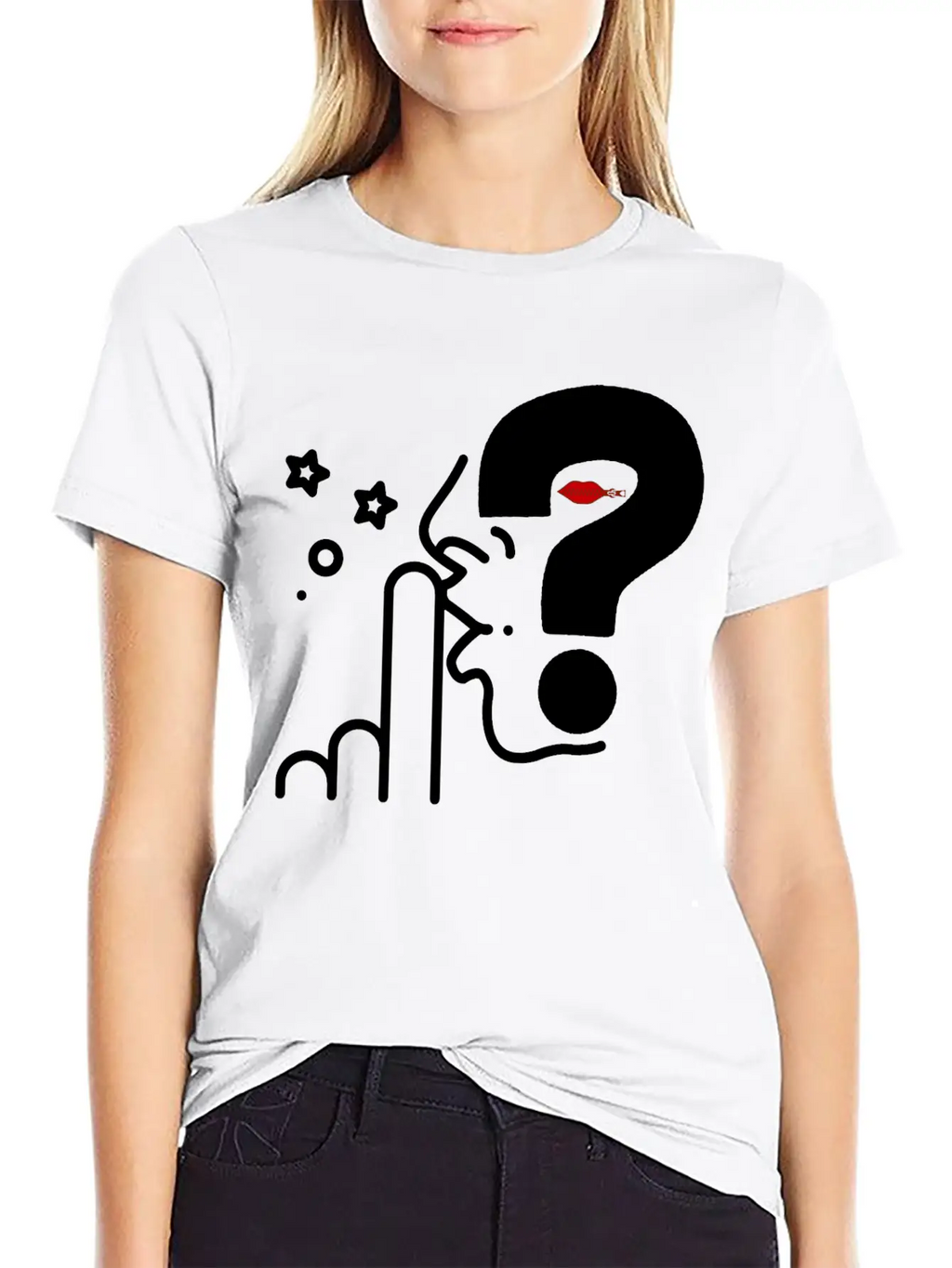 Think In Silence, Surprise Awaits Casual Graphic T-Shirt – Simple And Comfortable Daily Wear