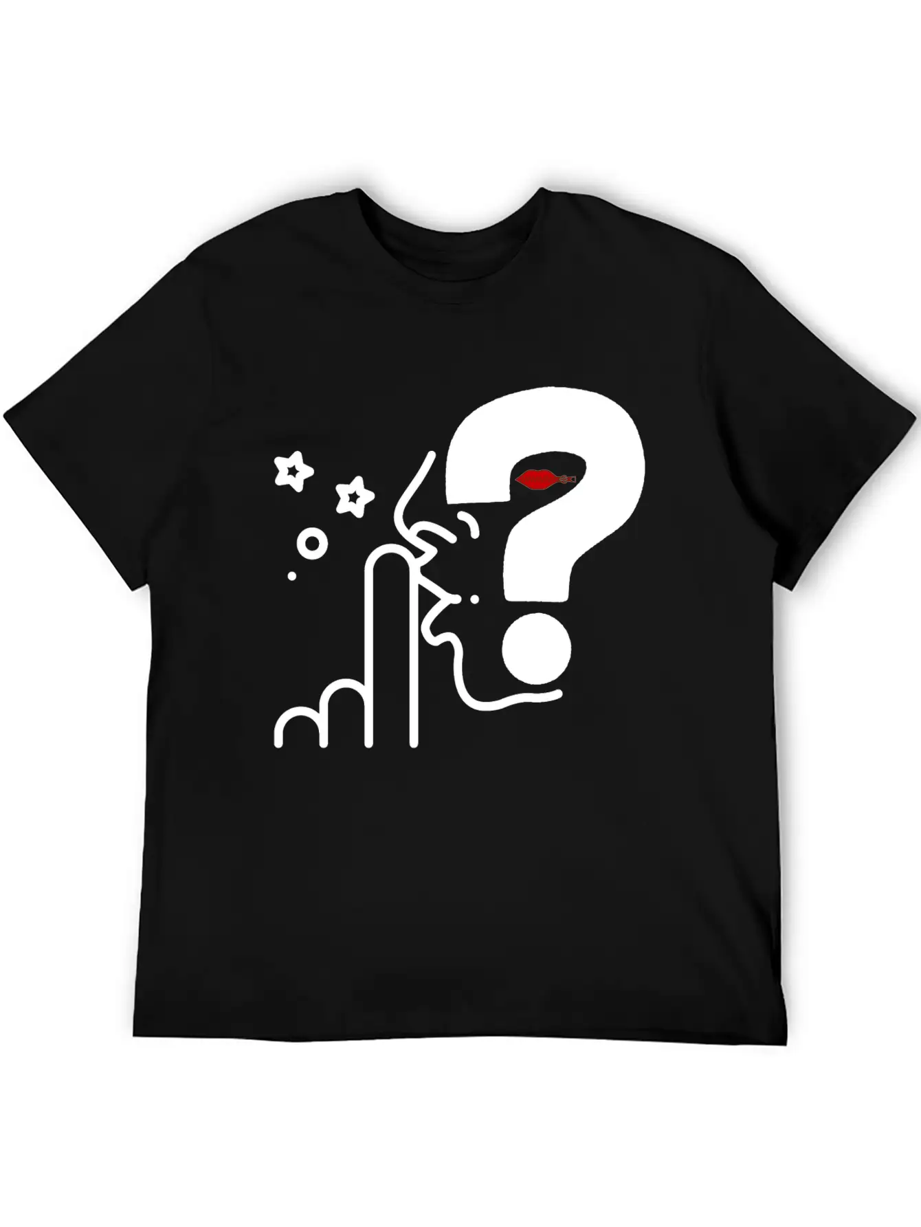 Think In Silence, Surprise Awaits Casual Graphic T-Shirt – Simple And Comfortable Daily Wear