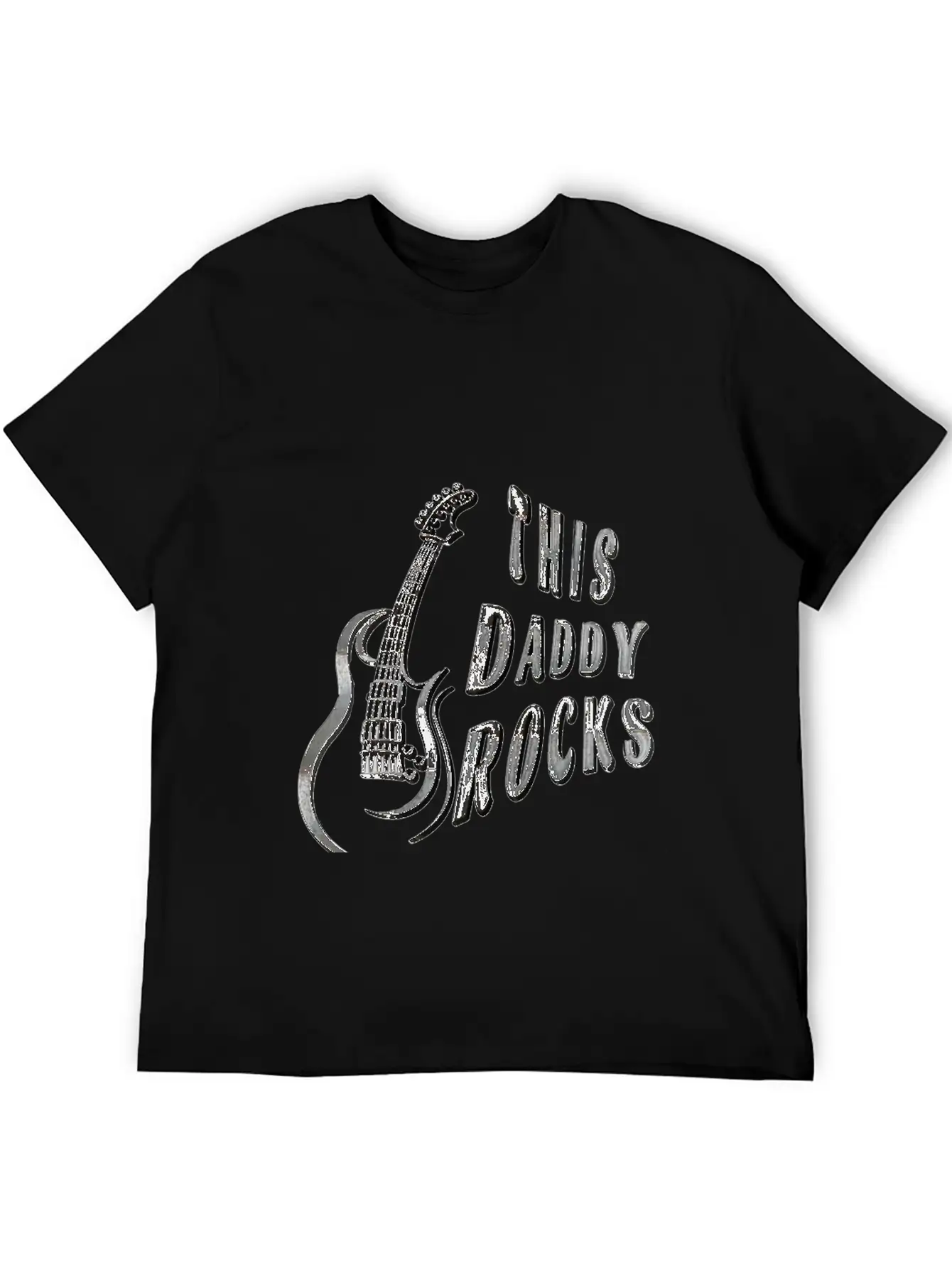 THIS DADDY ROCKS Casual Graphic T-Shirt – Simple And Comfortable Daily Wear