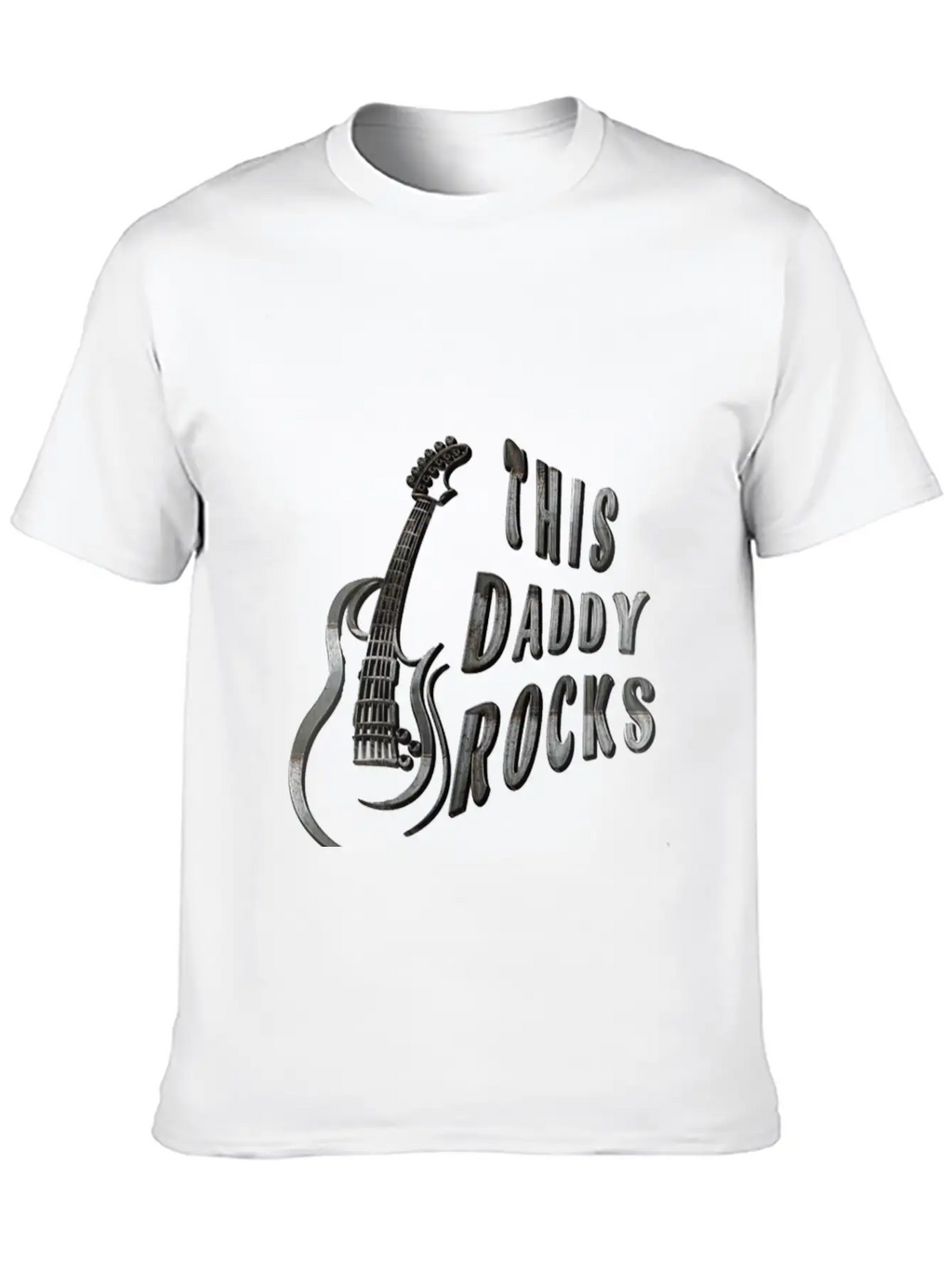 THIS DADDY ROCKS Casual Graphic T-Shirt – Simple And Comfortable Daily Wear