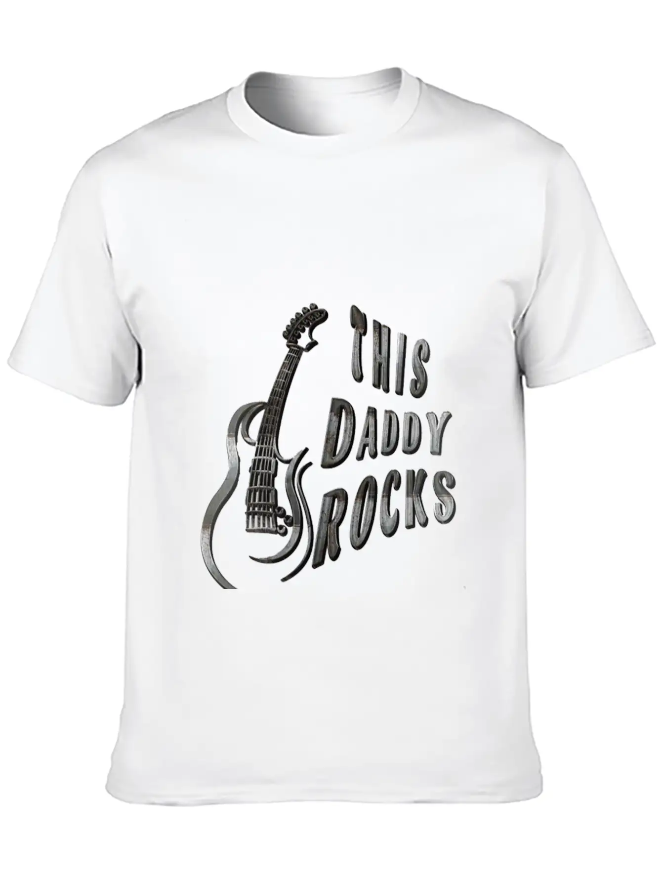 THIS DADDY ROCKS Casual Graphic T-Shirt – Simple And Comfortable Daily Wear