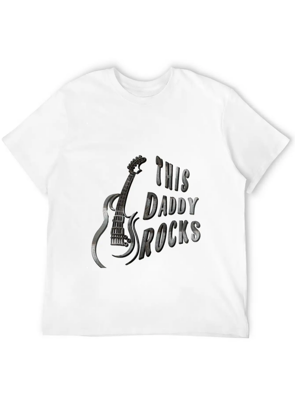 THIS DADDY ROCKS Casual Graphic T-Shirt – Simple And Comfortable Daily Wear