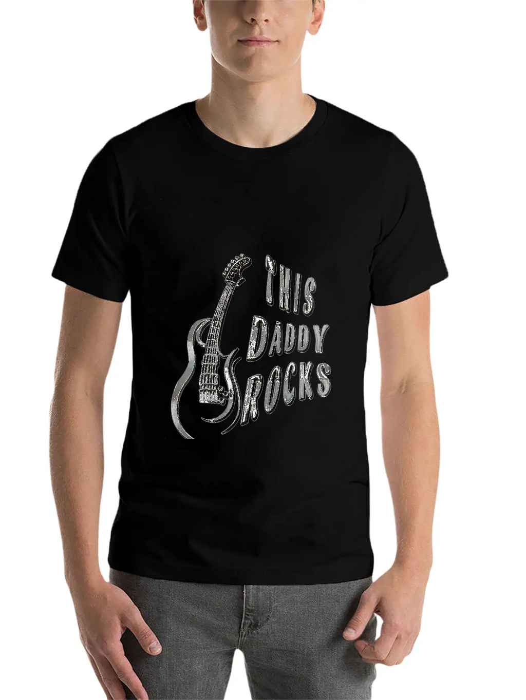 THIS DADDY ROCKS Casual Graphic T-Shirt – Simple And Comfortable Daily Wear