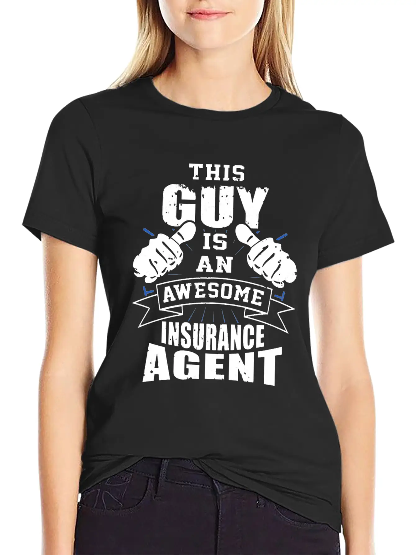 This Guy Is An Awesome Insurance Agent Funny Unisex Casual T-Shirt – Clean Design For Daily Comfort