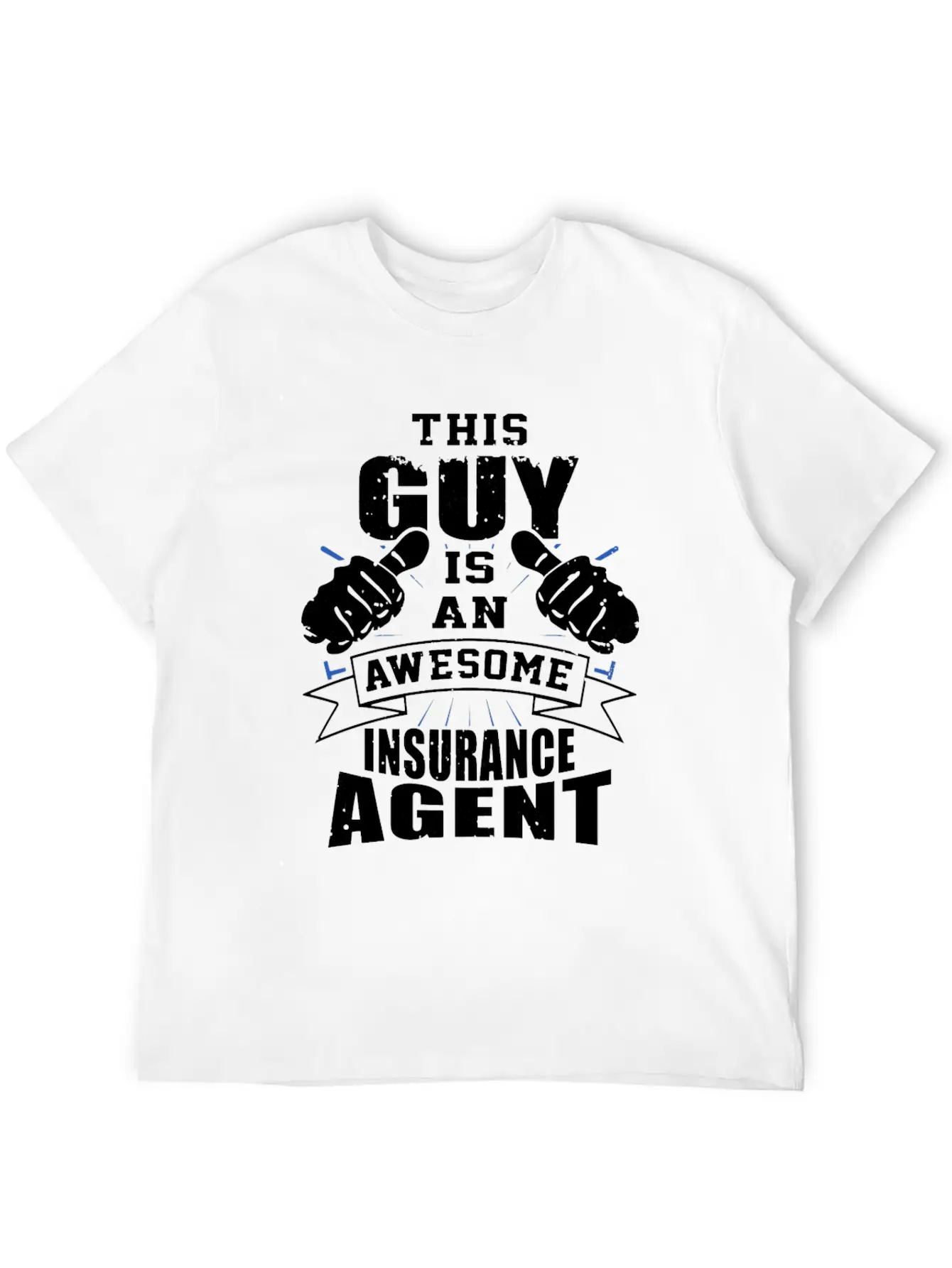 This Guy Is An Awesome Insurance Agent Funny Unisex Casual T-Shirt – Clean Design For Daily Comfort