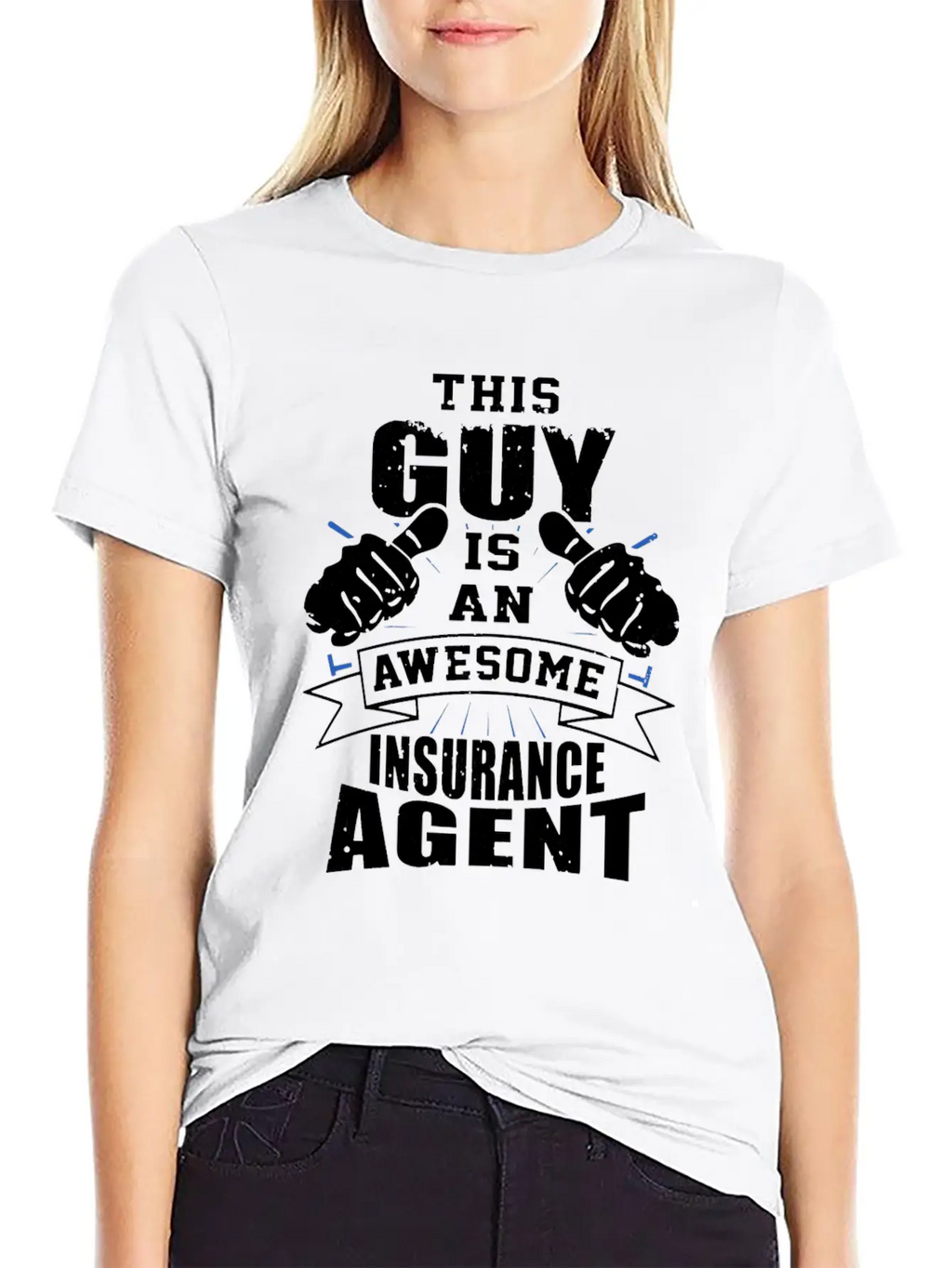This Guy Is An Awesome Insurance Agent Funny Unisex Casual T-Shirt – Clean Design For Daily Comfort