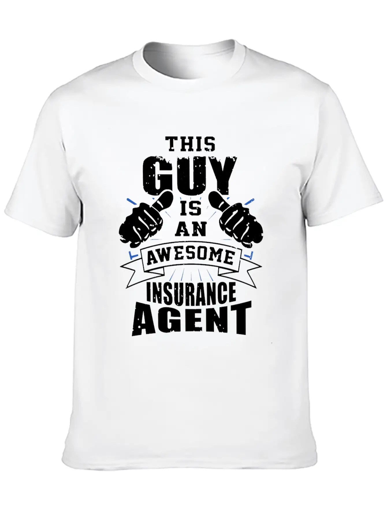 This Guy Is An Awesome Insurance Agent Funny Unisex Casual T-Shirt – Clean Design For Daily Comfort