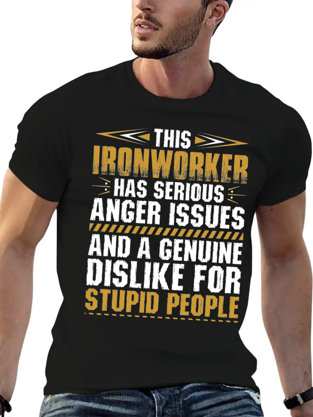 This Ironworker Has Serious Anger Issues Tshirt Unisex Short Sleeve Soft Cotton T-Shirt – Casual Everyday Wear
