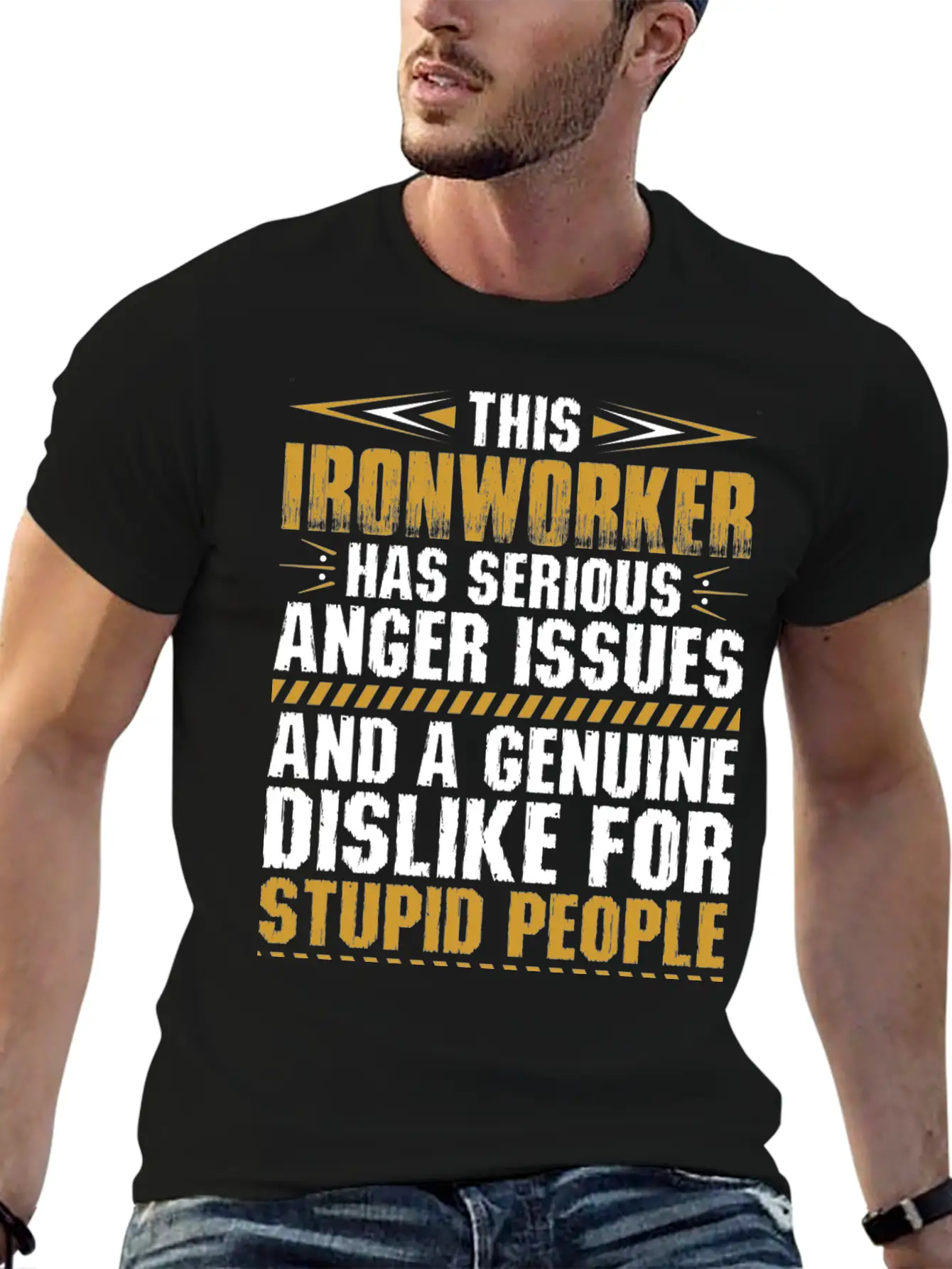 This Ironworker Has Serious Anger Issues Tshirt Unisex Short Sleeve Soft Cotton T-Shirt – Casual Everyday Wear