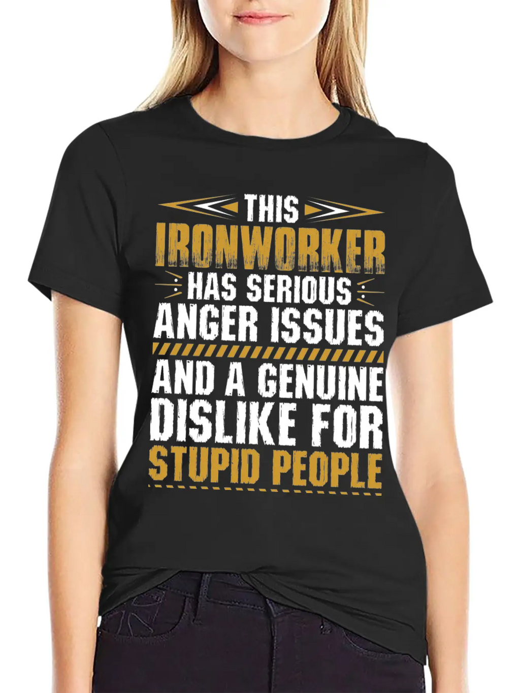 This Ironworker Has Serious Anger Issues Tshirt Unisex Short Sleeve Soft Cotton T-Shirt – Casual Everyday Wear